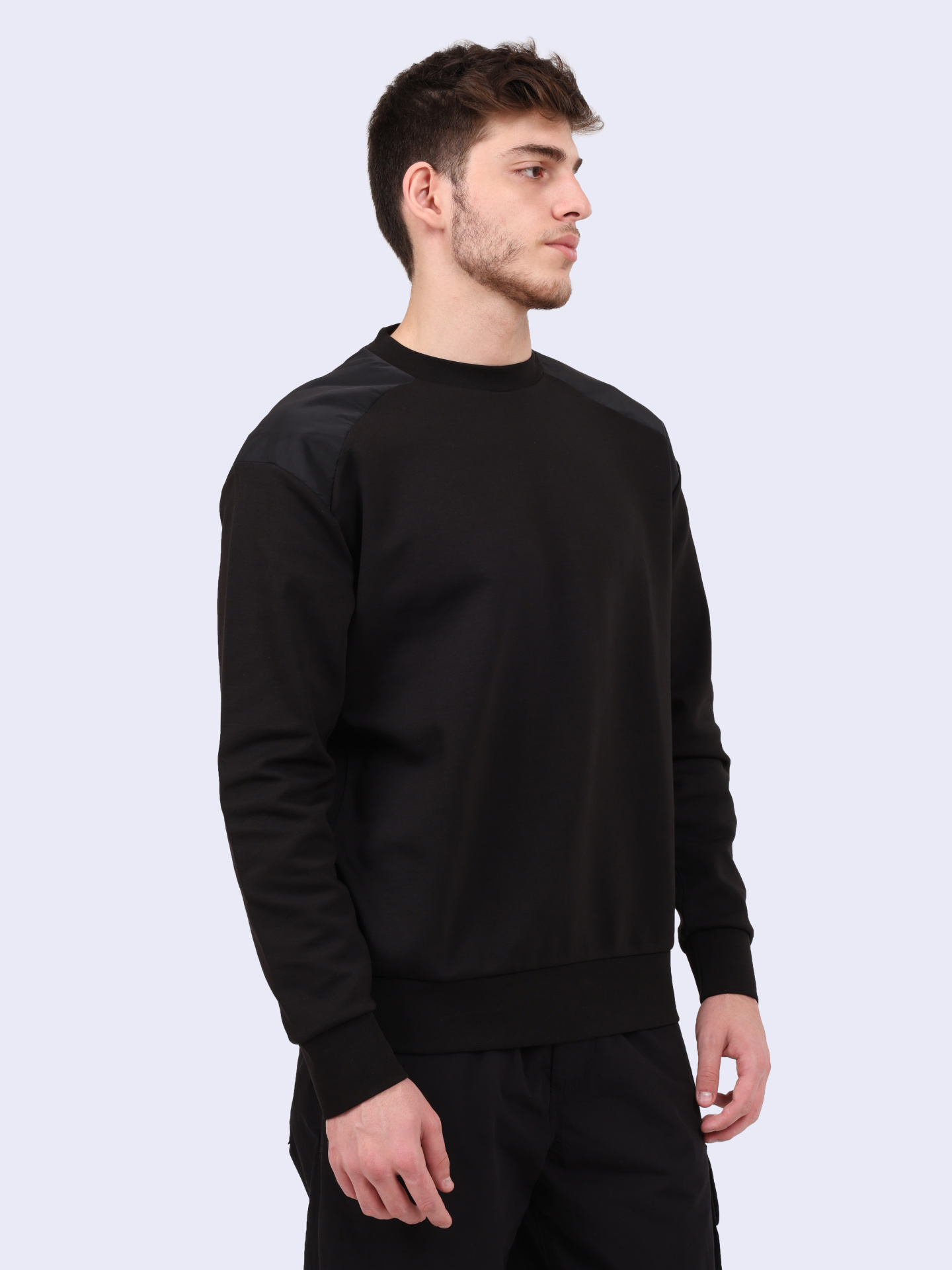 Свитшот Calvin Klein K10K113091 BEH черный мужской — купить в интернет-магазине Verdistore