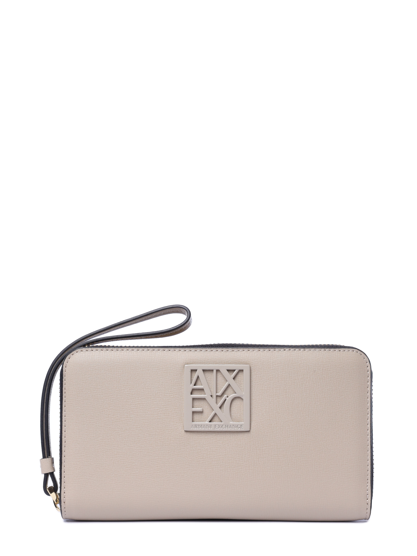 Кошелек Armani Exchange 948486 0A874 14349 бежевый женский на молнии  — купить в интернет-магазине Verdistore