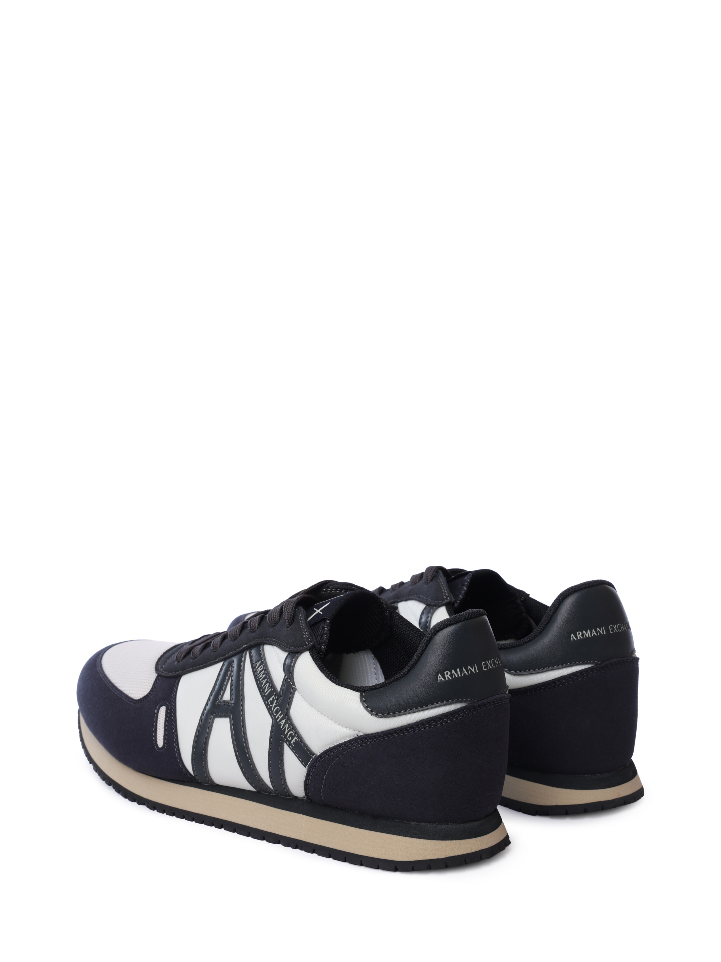 Кроссовки Armani Exchange XUX017 XCC68 U390 комбинированные мужские с логотипом — купить в интернет-магазине Verdistore