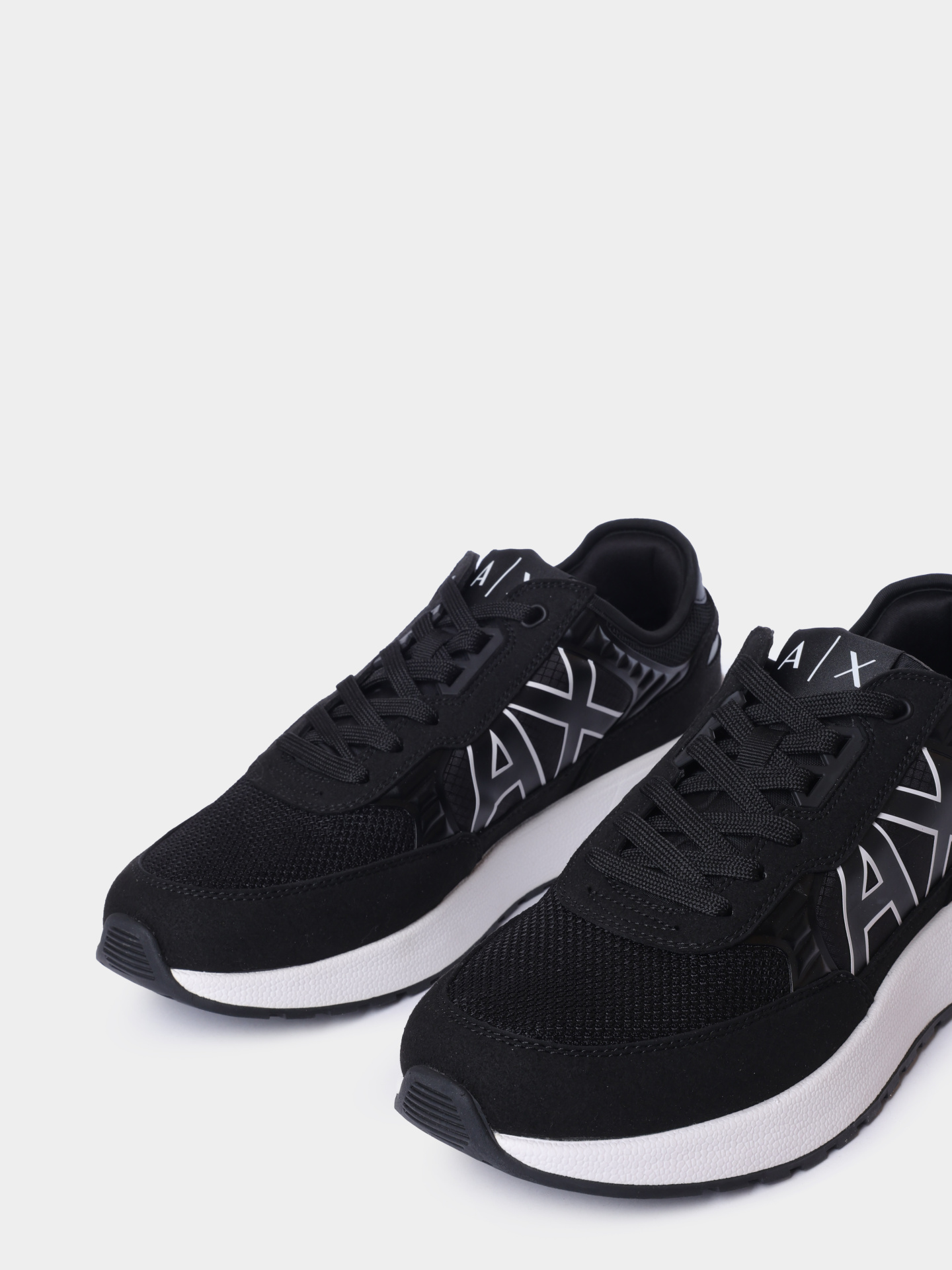 Кроссовки Armani Exchange XUX090 XV276 00002 черные мужские — купить в интернет-магазине Verdistore