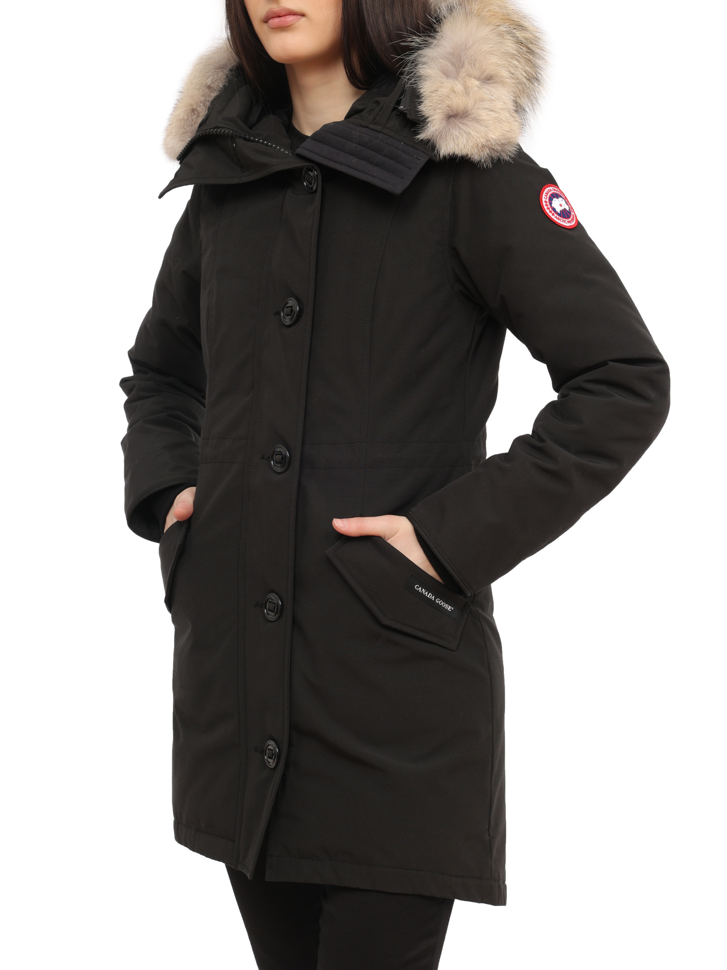 Парка Canada Goose 2580L черная женская — купить в интернет-магазине Verdistore