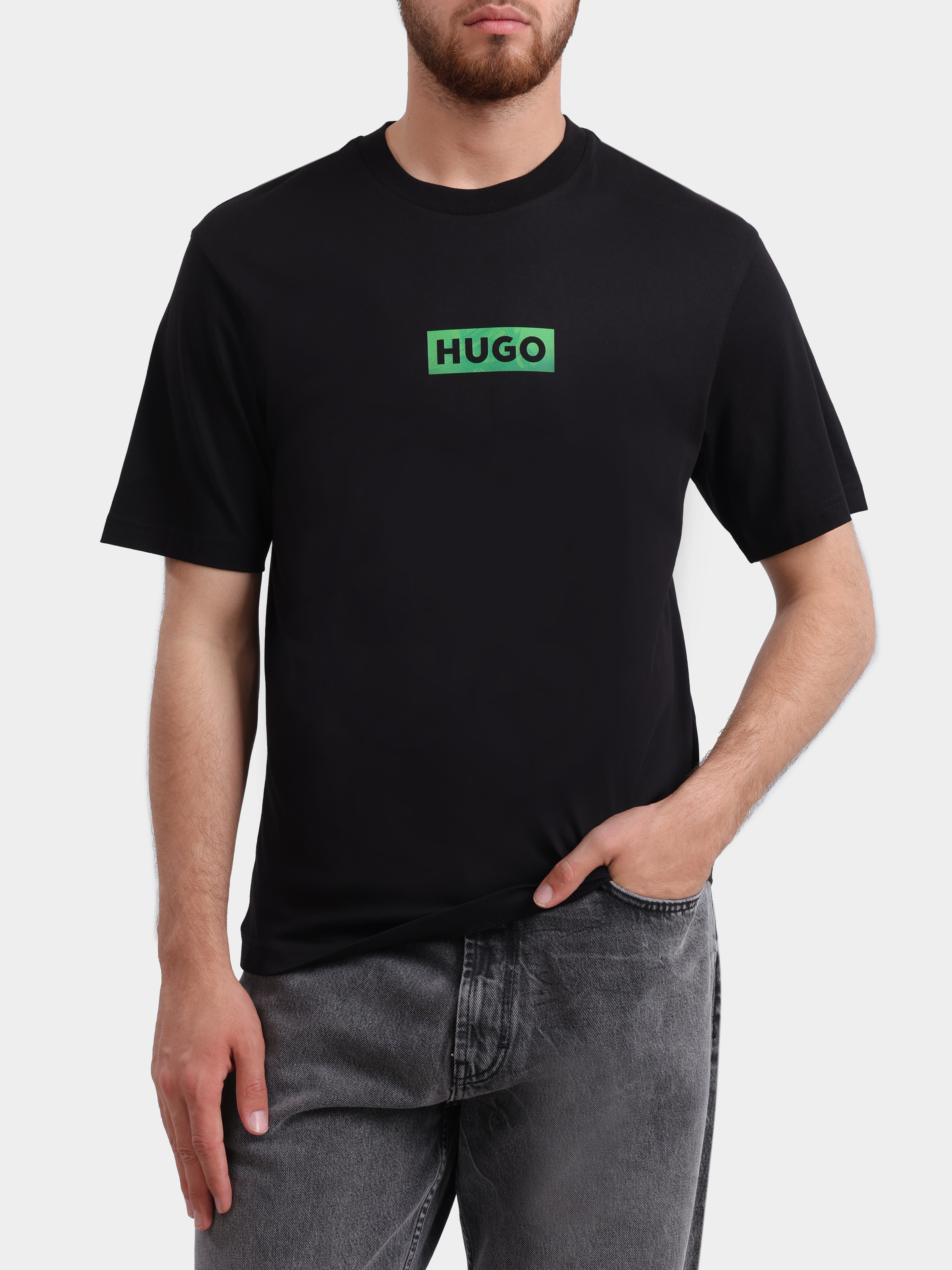 Футболка Hugo 50560048 001 хлопковая мужская — купить в интернет-магазине Verdistore