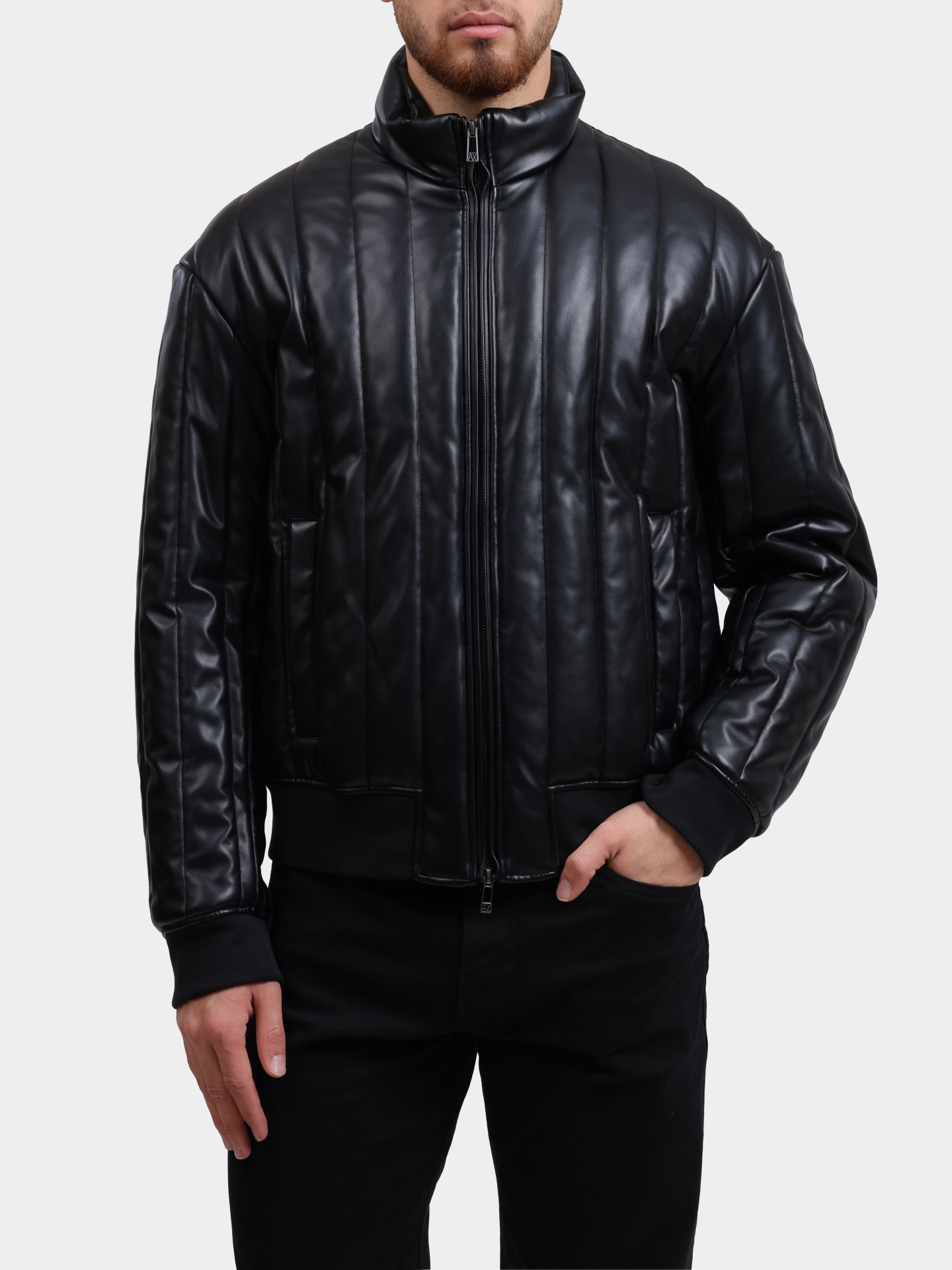 Куртка Armani Exchange XM001124 AF16647 UC001 черная мужская — купить в интернет-магазине Verdistore