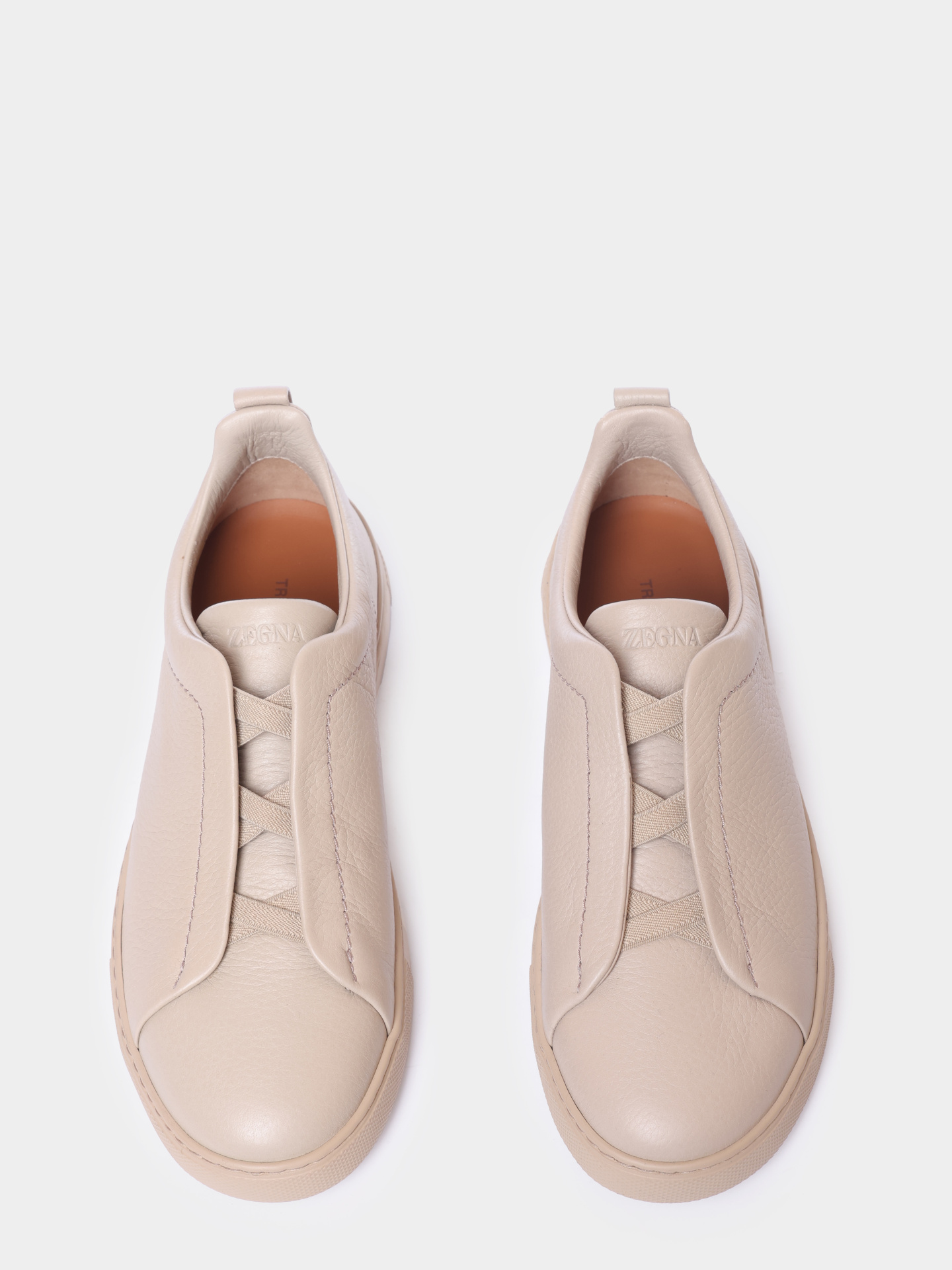 Кеды LHCVO S4667Z DIN мужские бежевые кожаные — купить в интернет-магазине Verdistore