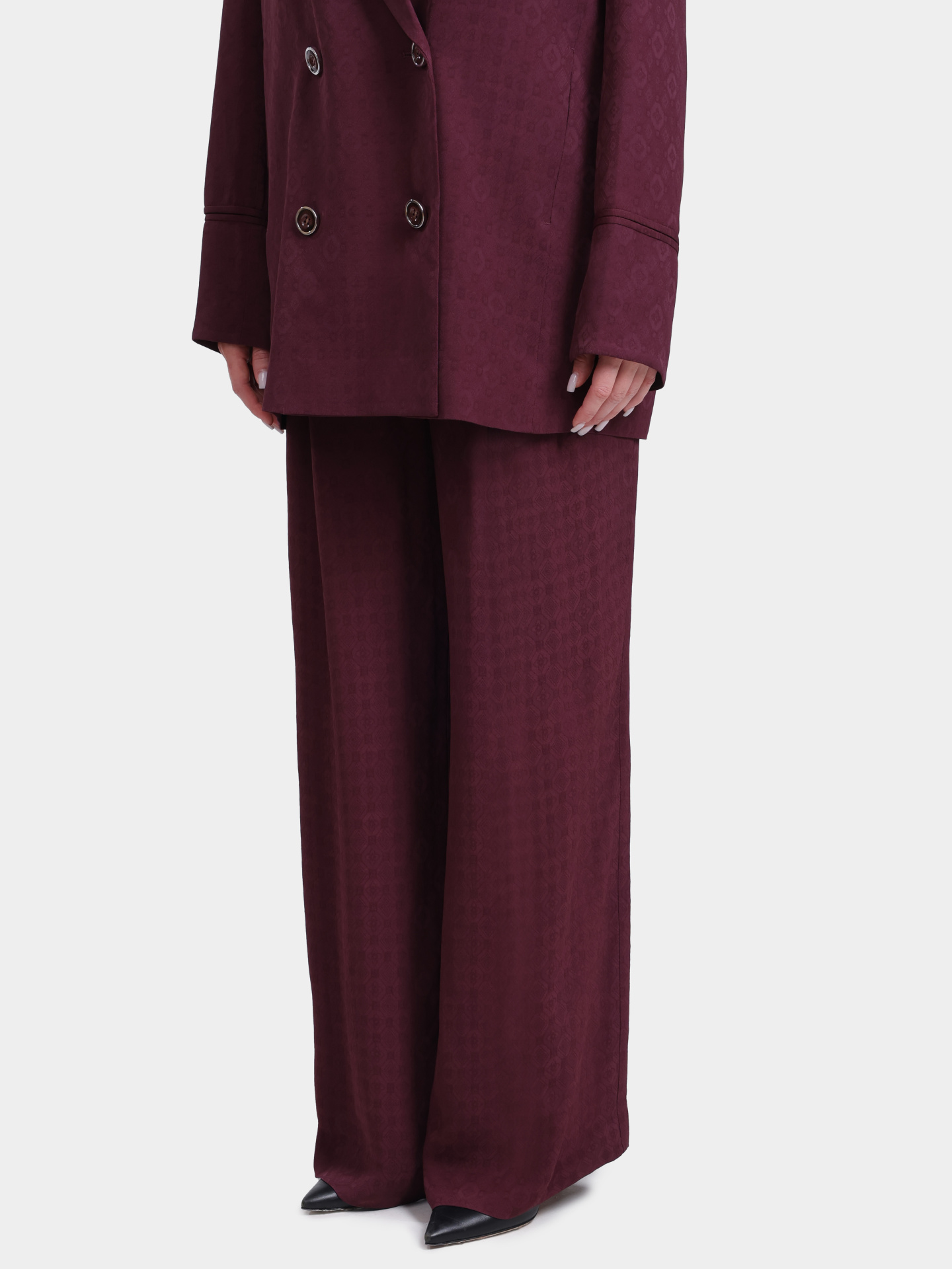 Брюки Pinko 106203 A33H RR7 бордовые женские — купить в интернет-магазине Verdistore