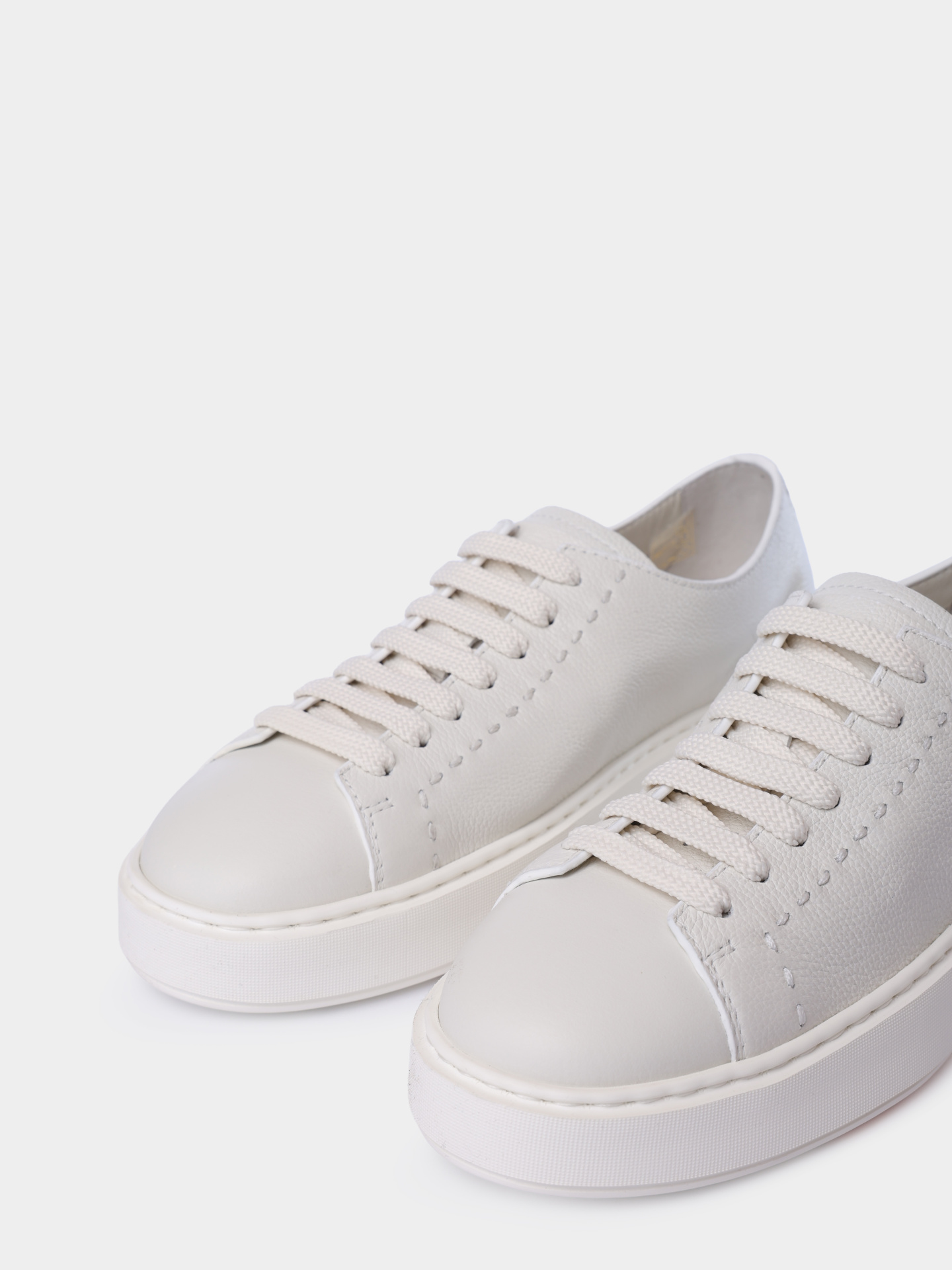 Кеды Santoni WBCG61355BARTDYII48 кожаные женские — купить в интернет-магазине Verdistore