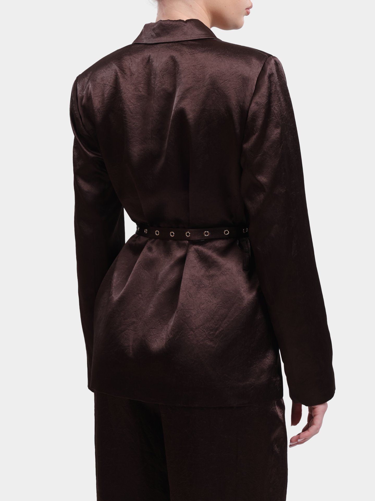 Жакет Liu-Jo CA6146 Т450А Р9576 коричневый женский с поясом  — купить в интернет-магазине Verdistore