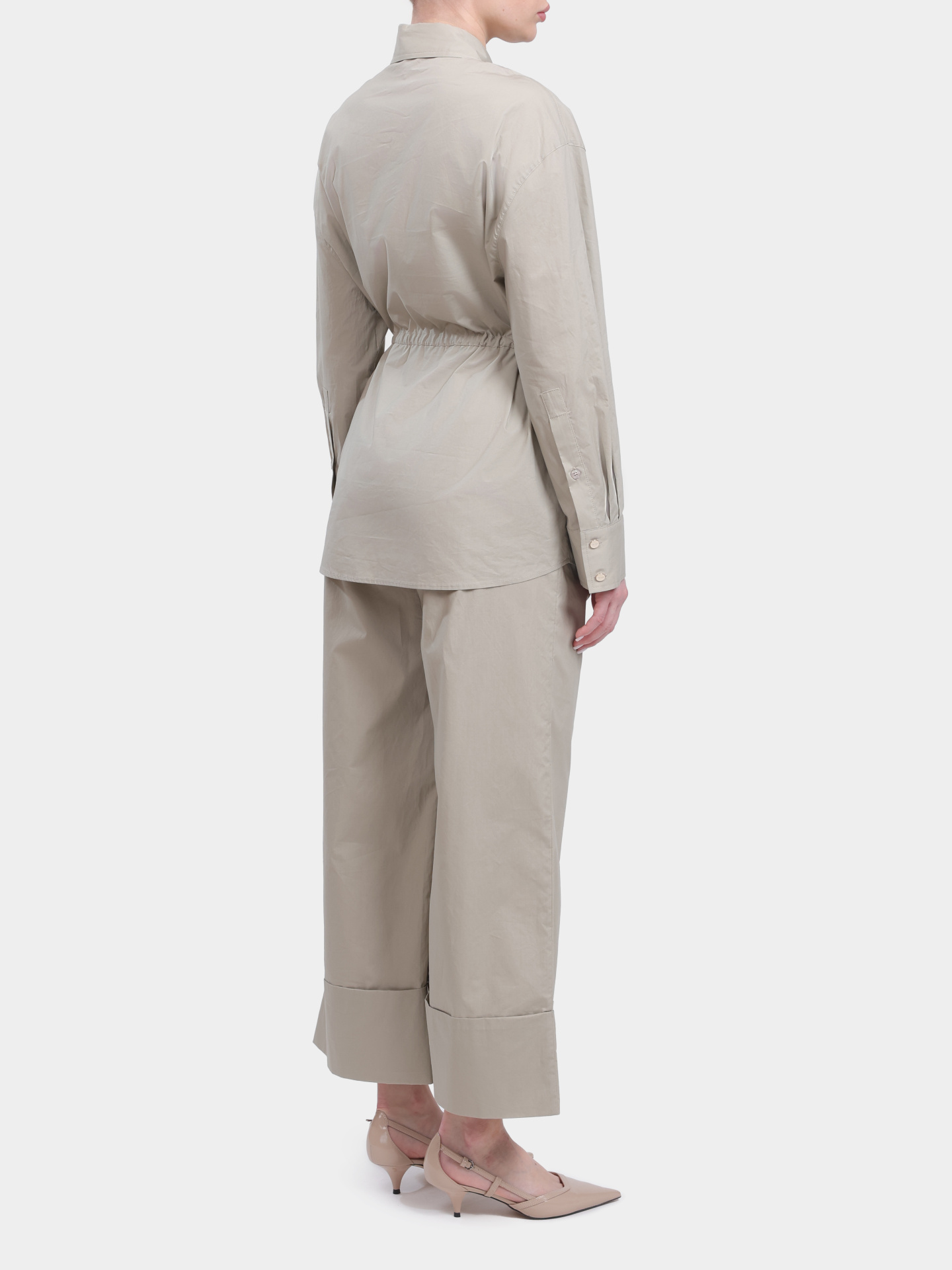Рубашка Liu-Jo WA6324 T4853 61107 хлопковая женская с поясом — купить в интернет-магазине Verdistore