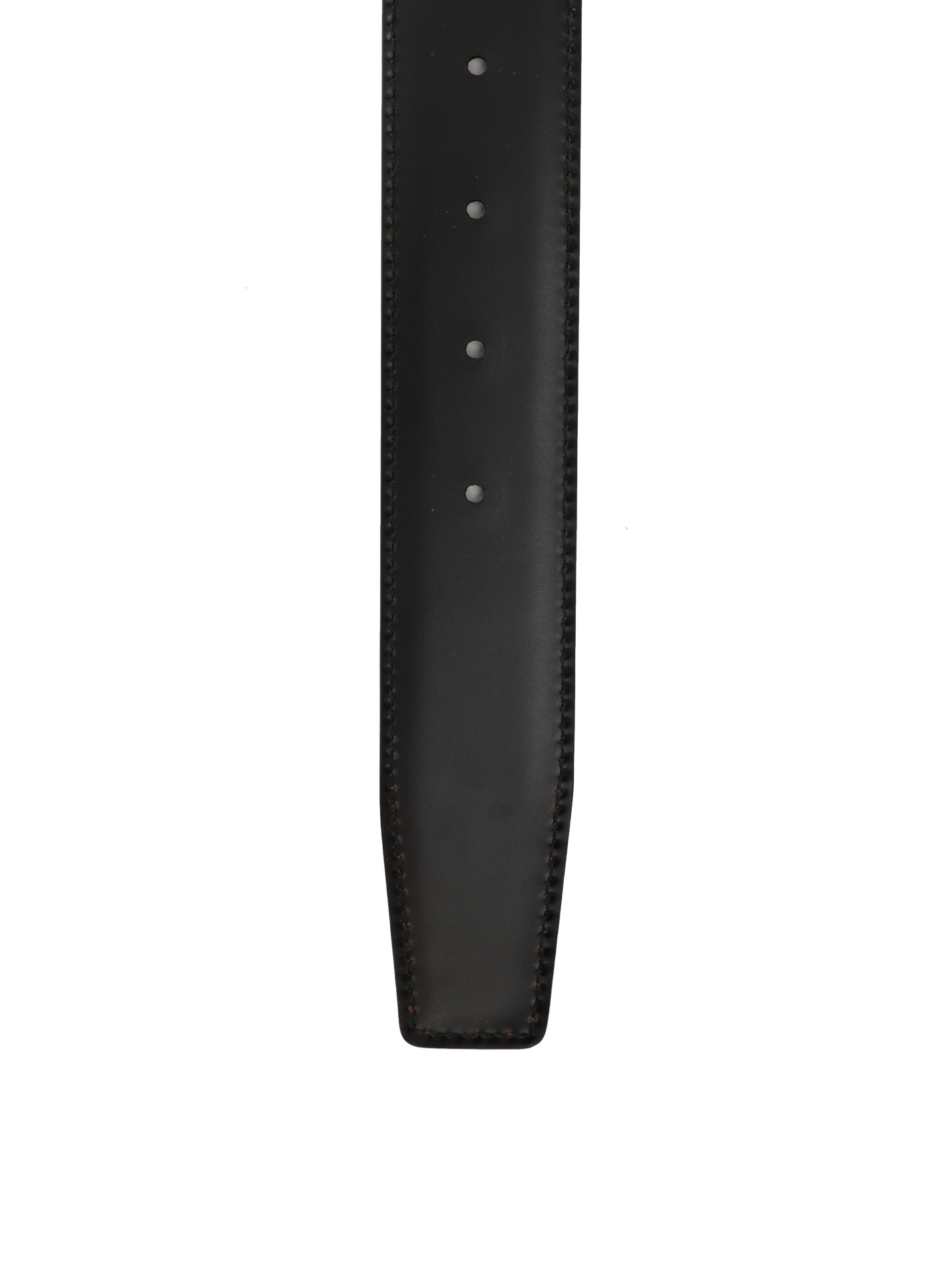 Ремень кожаный коричневый с крупной металлической пряжкой — купить в интернет-магазине Verdistore