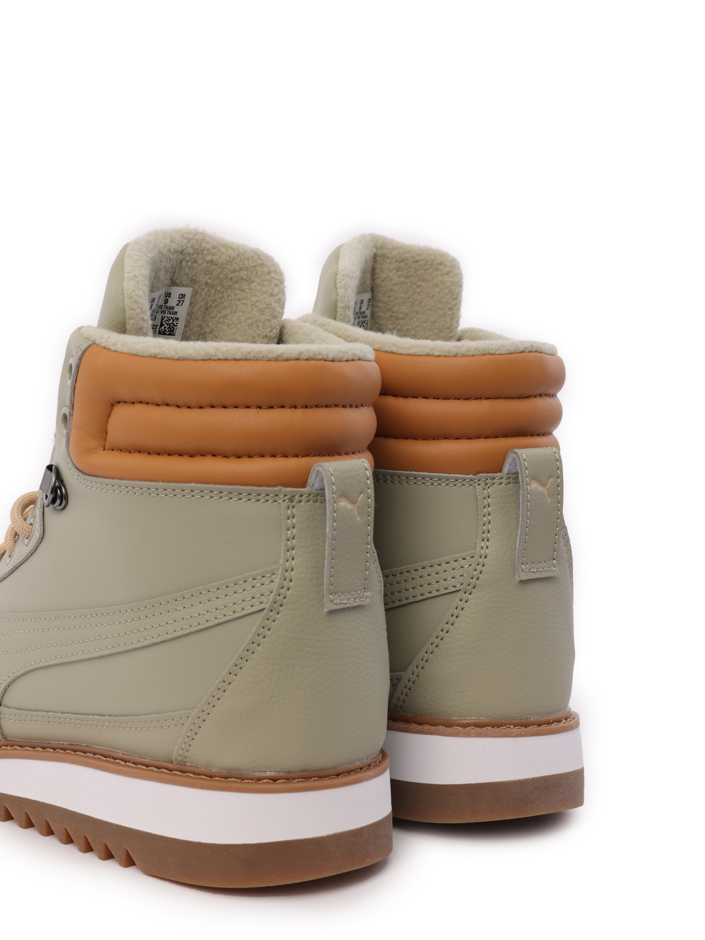 Ботинки кожаные со вставками по бокам на шнуровке — купить в интернет-магазине Verdistore