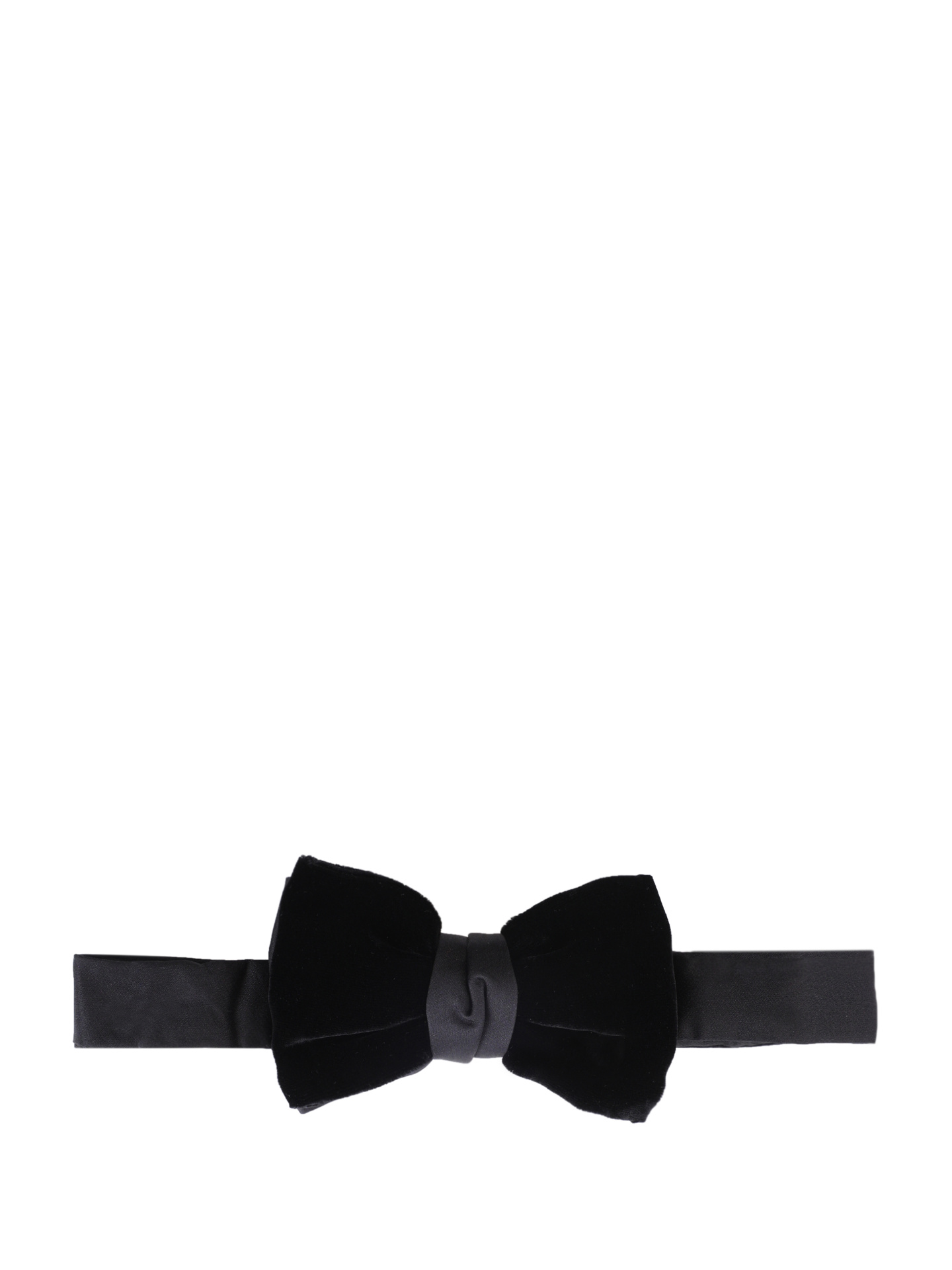 Галстук-бабочка черный из бархатной ткани — купить в интернет-магазине Verdistore