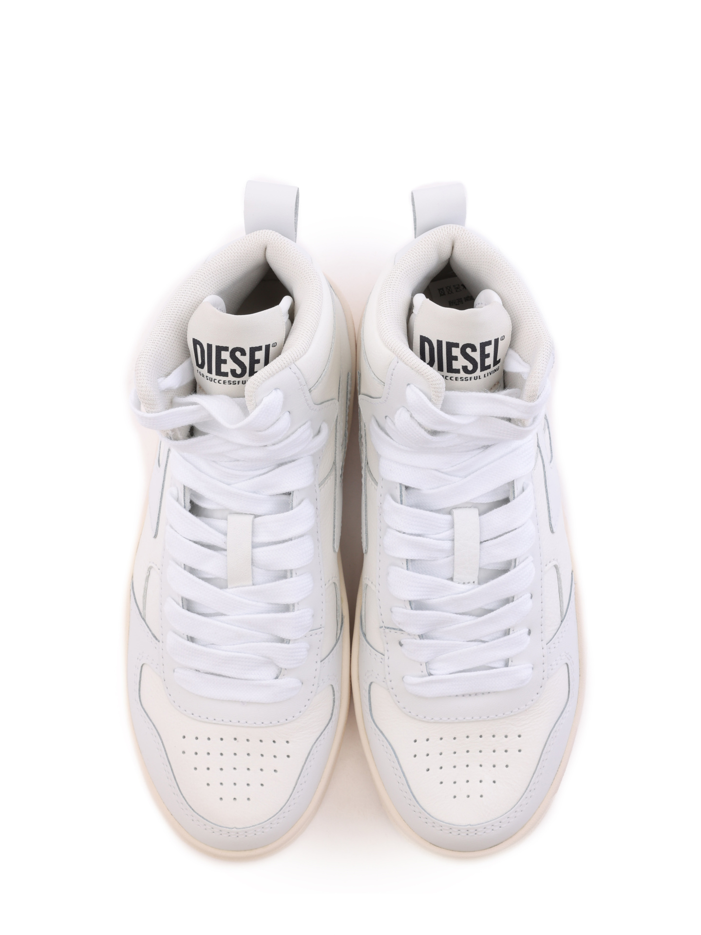 Кеды Diesel Y03206P5576T1015 высокие женские из кожи — купить в интернет-магазине Verdistore
