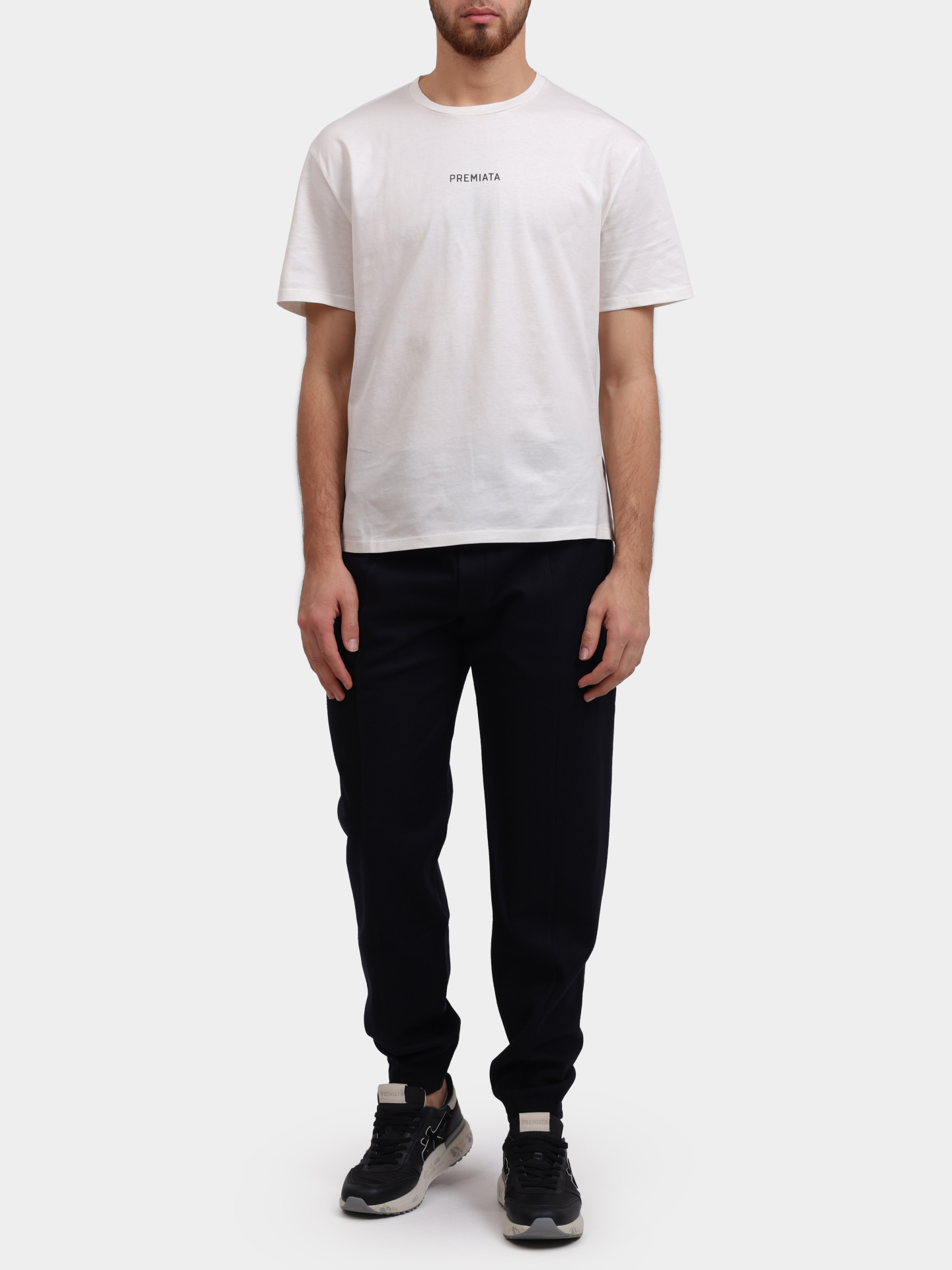 Джоггеры Emporio Armani EM002874 AF19668 UB118 шерстяные мужские — купить в интернет-магазине Verdistore