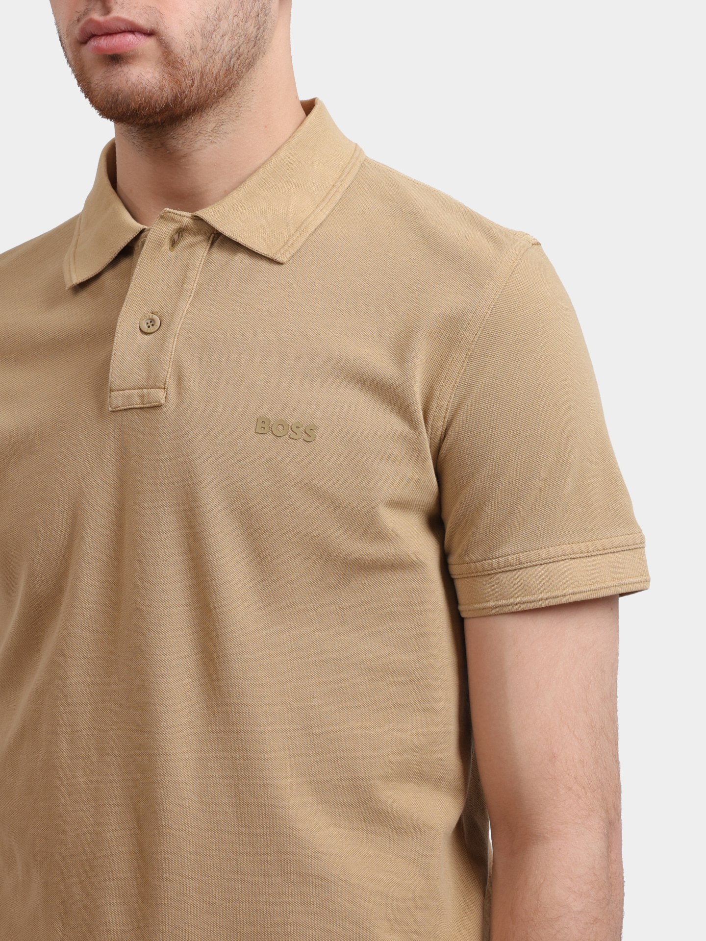 Поло Boss Prime 10256692 мужское с логотипом — купить в интернет-магазине Verdistore