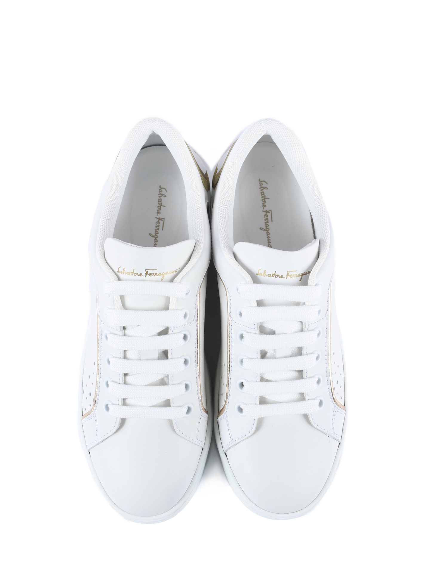 Кроссовки Z-07503951C с золотистой окантовкой — купить в интернет-магазине Verdistore