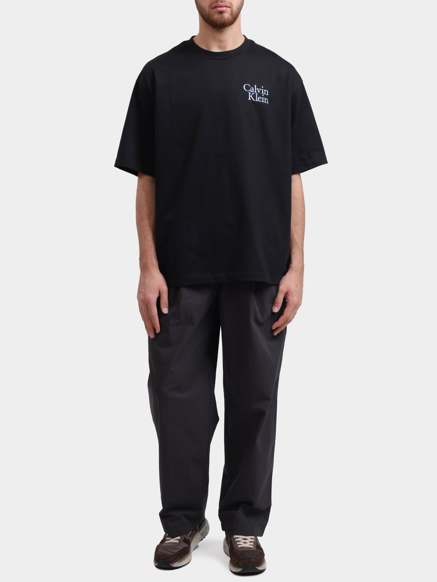 Футболка Calvin Klein Jeans LV04RC808G UB1 хлопковая мужская — купить в интернет-магазине Verdistore