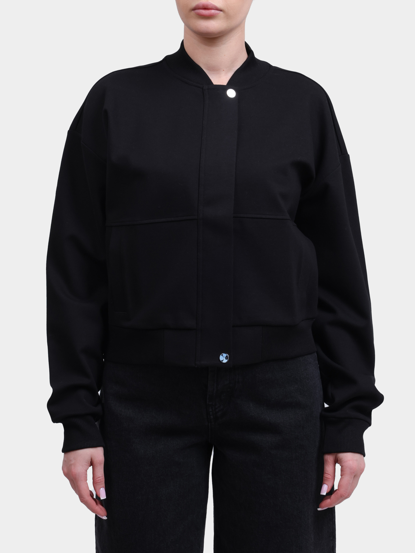 Куртка Hugo Dakure 50542743 001 черная женская укороченная — купить в интернет-магазине Verdistore