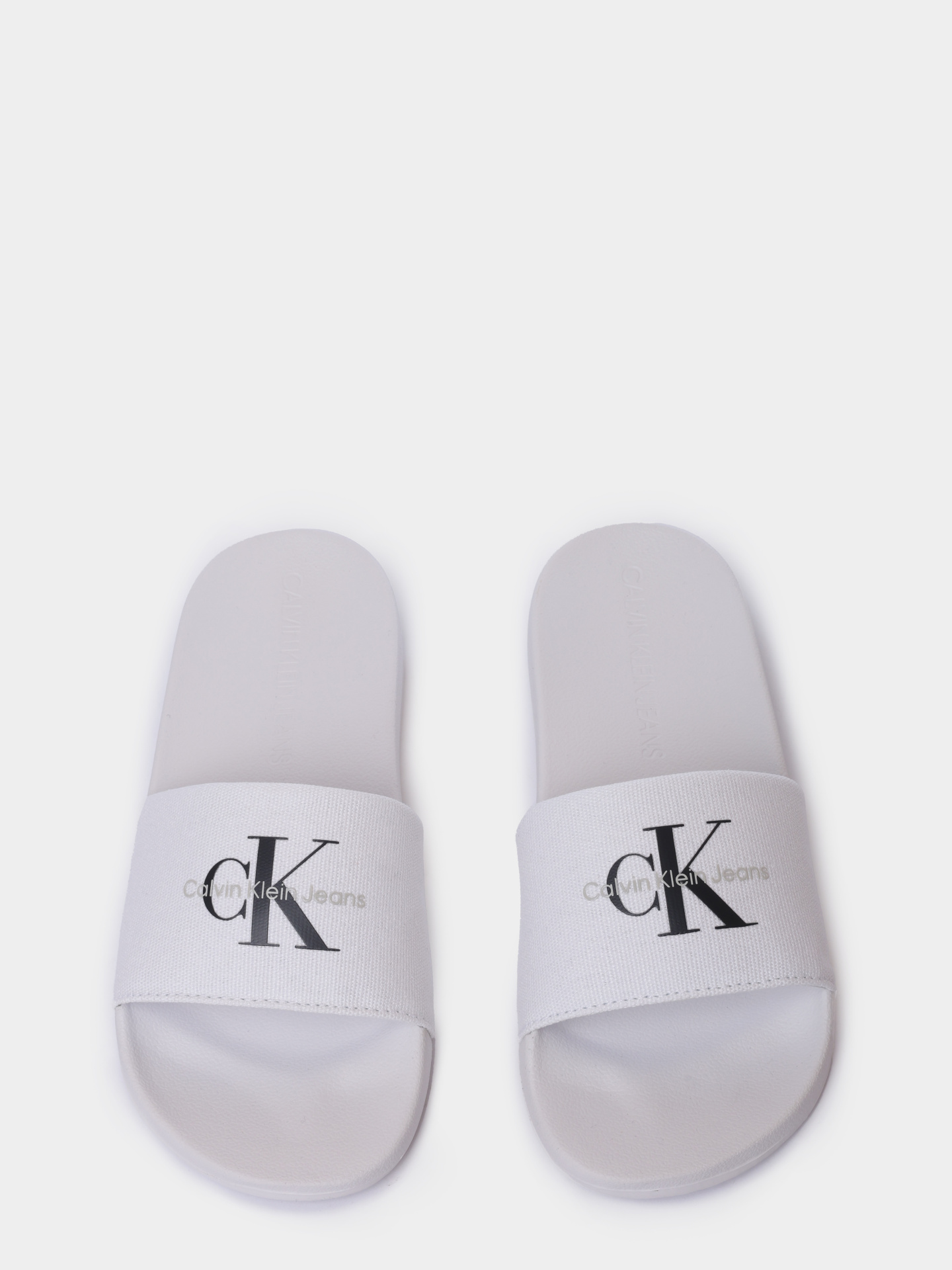 Шлепанцы Calvin Klein YW0YW01835 01W белые женские — купить в интернет-магазине Verdistore