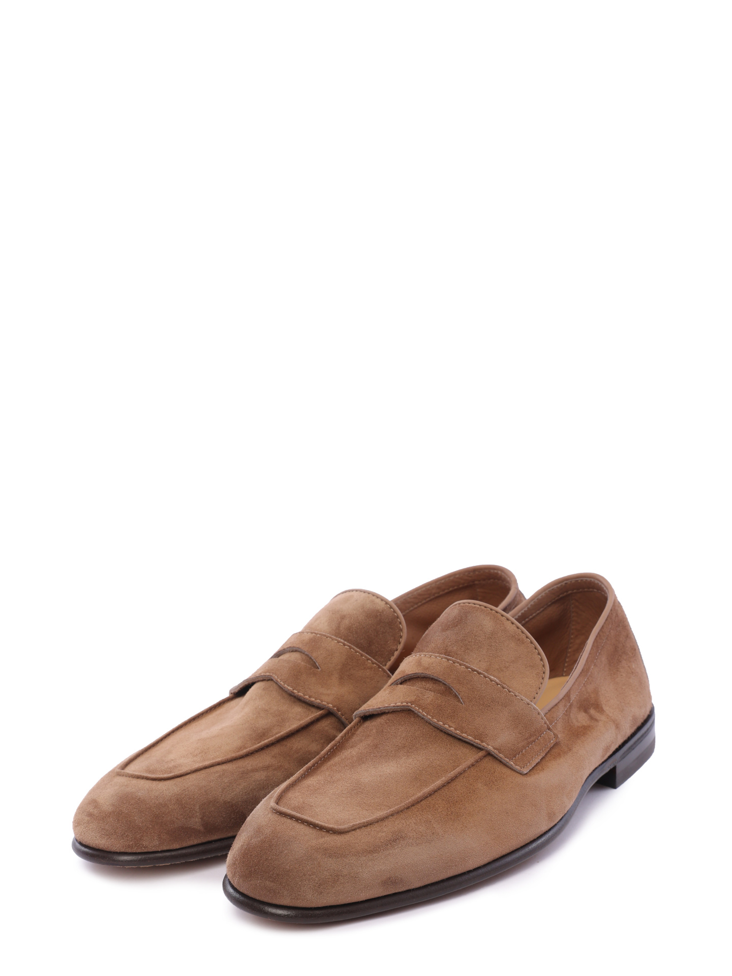 Лоферы Brunello Cucinelli MZUCAB2248 C8865 песочные мужские из замши — купить в интернет-магазине Verdistore