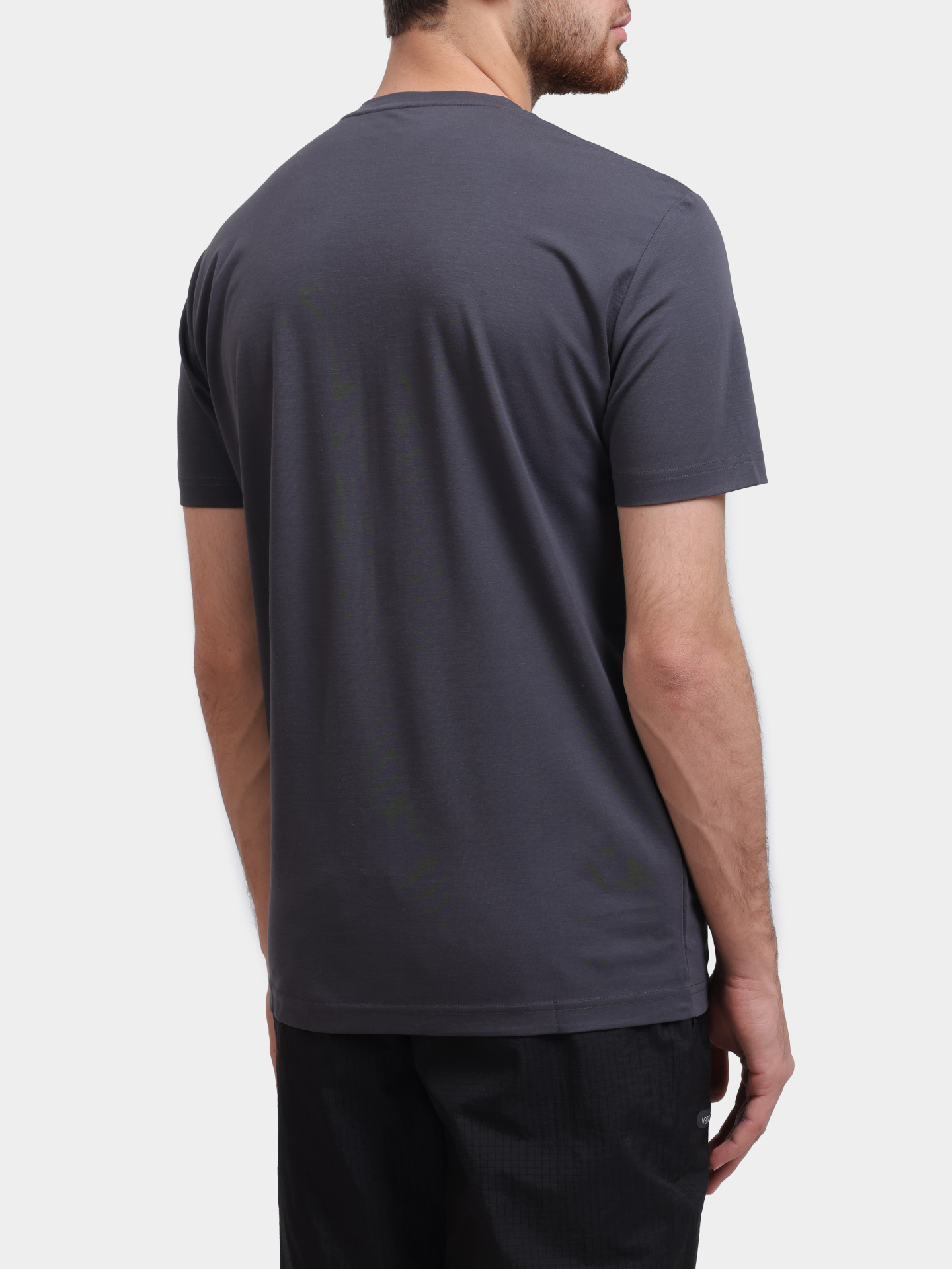 Футболка 8NPT16 PJRGZ U8117 темно-серая мужская — купить в интернет-магазине Verdistore