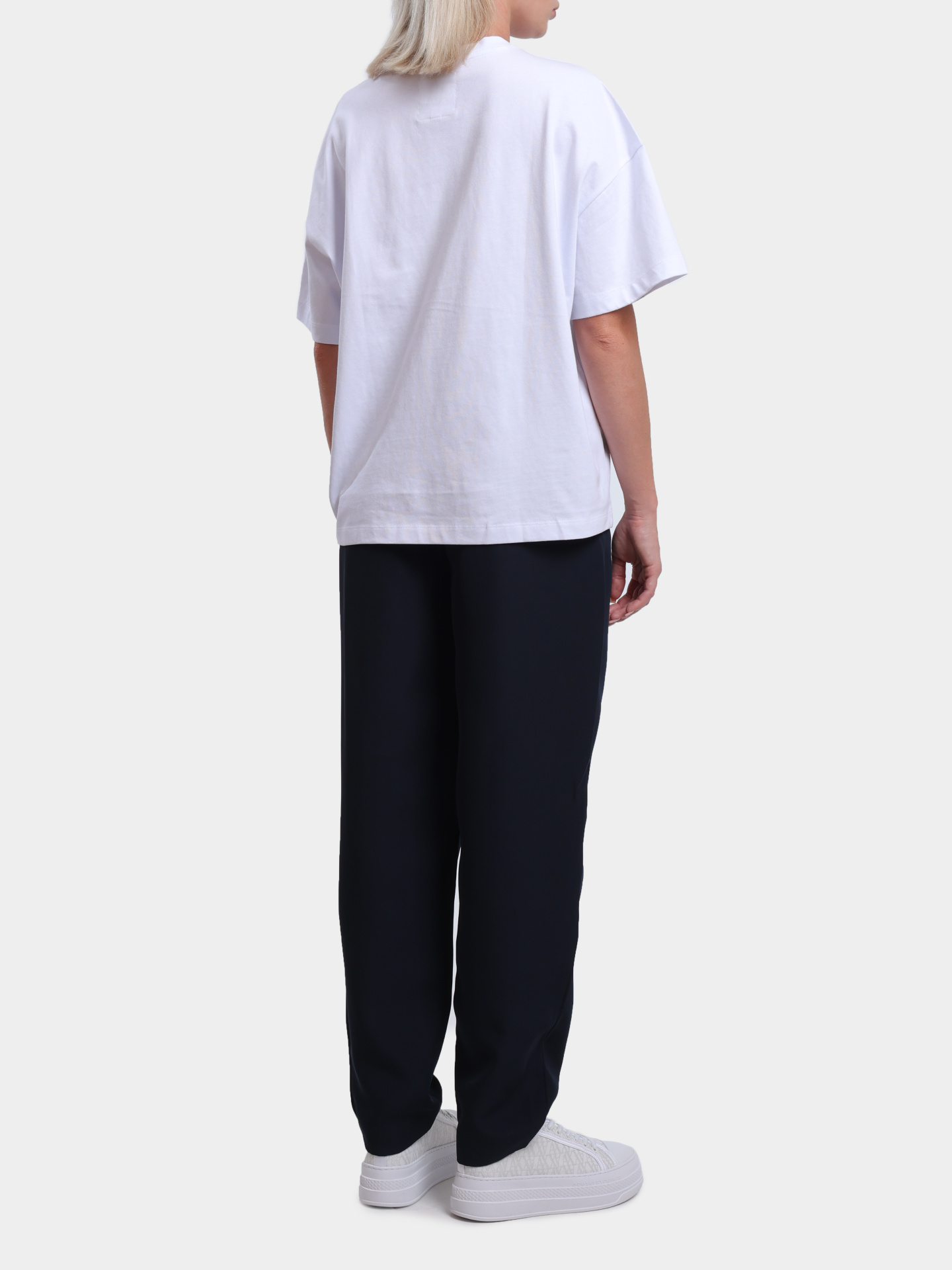 Брюки Armani Exchange XW000449 AF12750 UB100 темно-синие женские — купить в интернет-магазине Verdistore