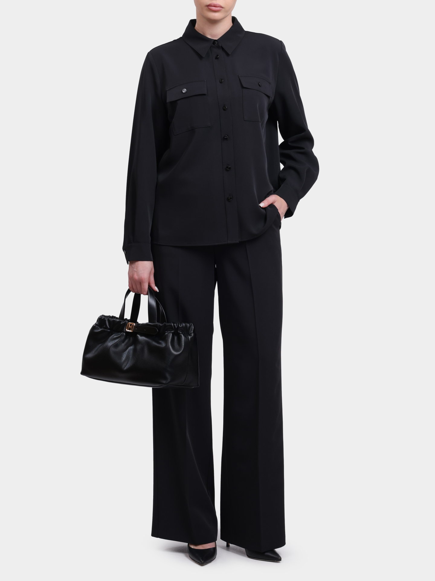 Блузка 58 254B58Bakara 10017932 001 черная женская — купить в интернет-магазине Verdistore