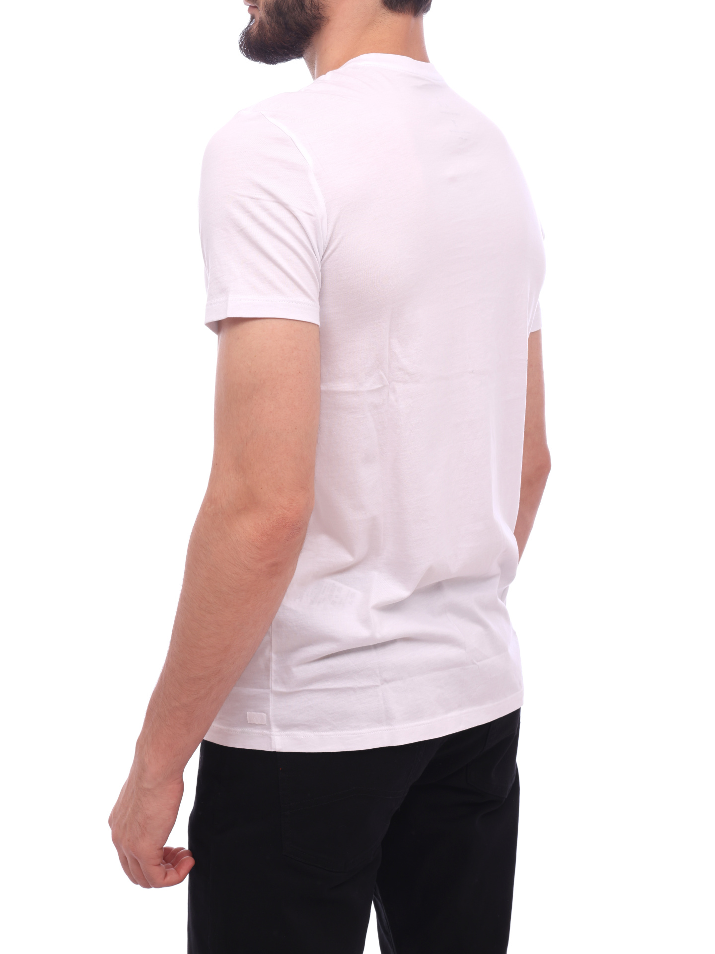 Футболка Armani Exchange 8NZT74 ZJA5Z 1100 белая мужская из хлопка — купить в интернет-магазине Verdistore