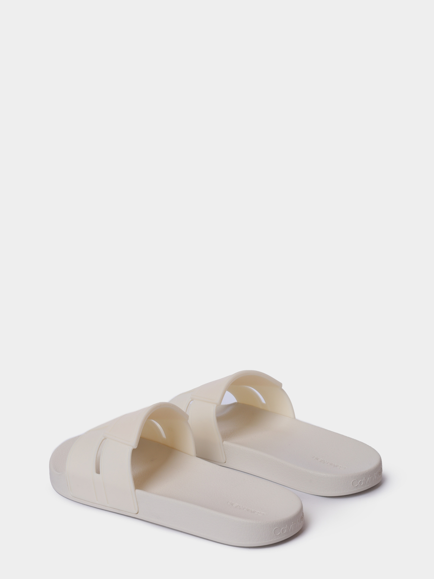 Шлепанцы Calvin Klein HM0HM01752 YAL белые мужские — купить в интернет-магазине Verdistore