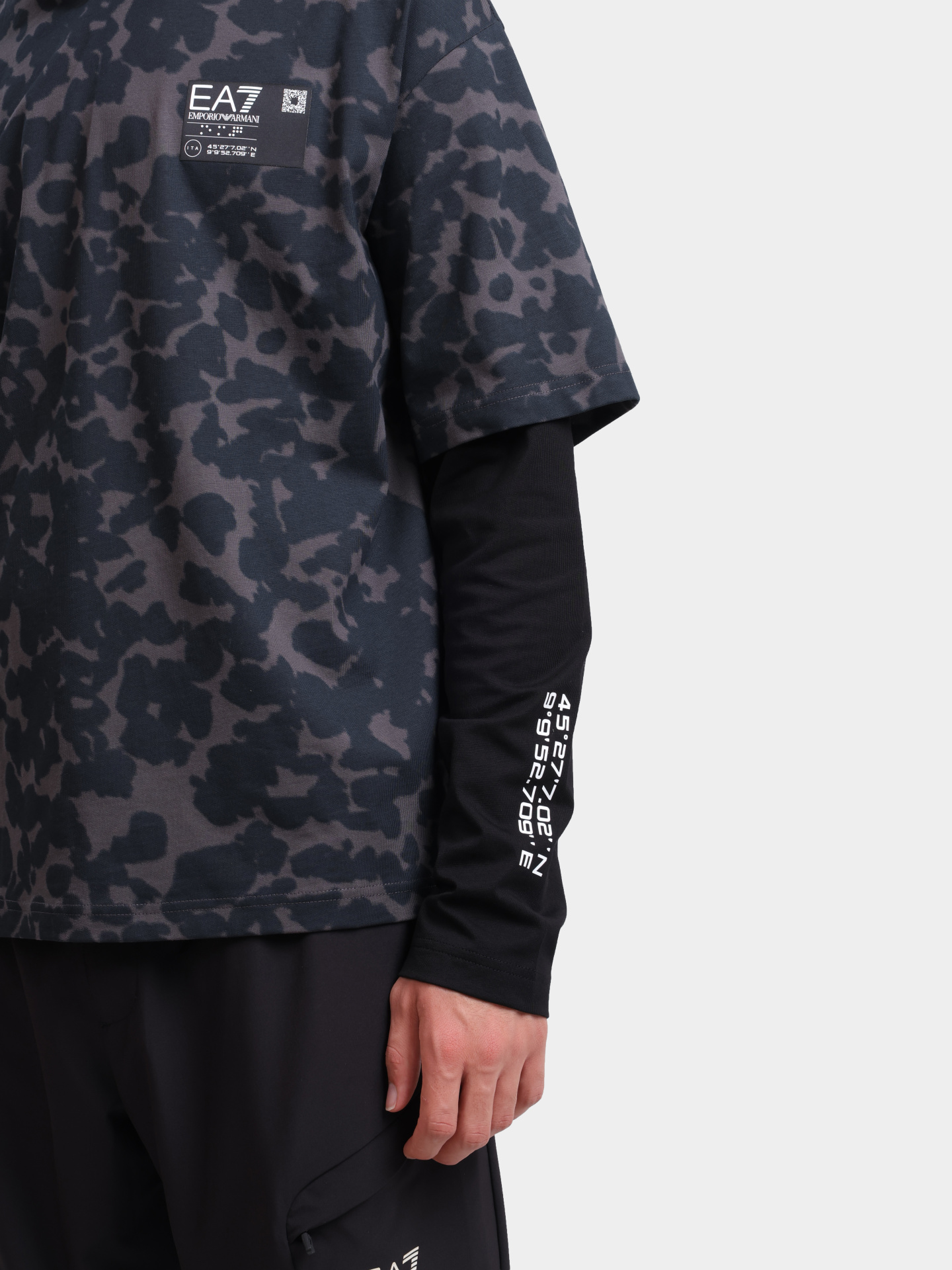 Толстовка EA7 7M000245 AF12874 F8033 хлопковая мужская — купить в интернет-магазине Verdistore