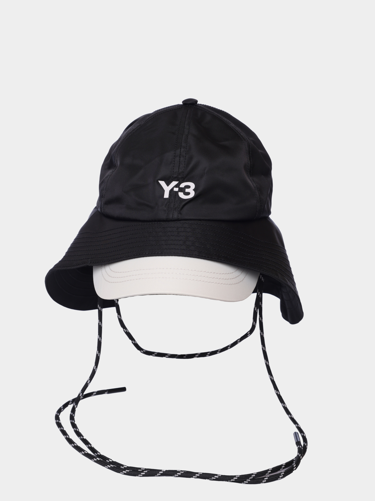 Панама Y-3 JP1147 черная мужская с козырьком — купить в интернет-магазине Verdistore