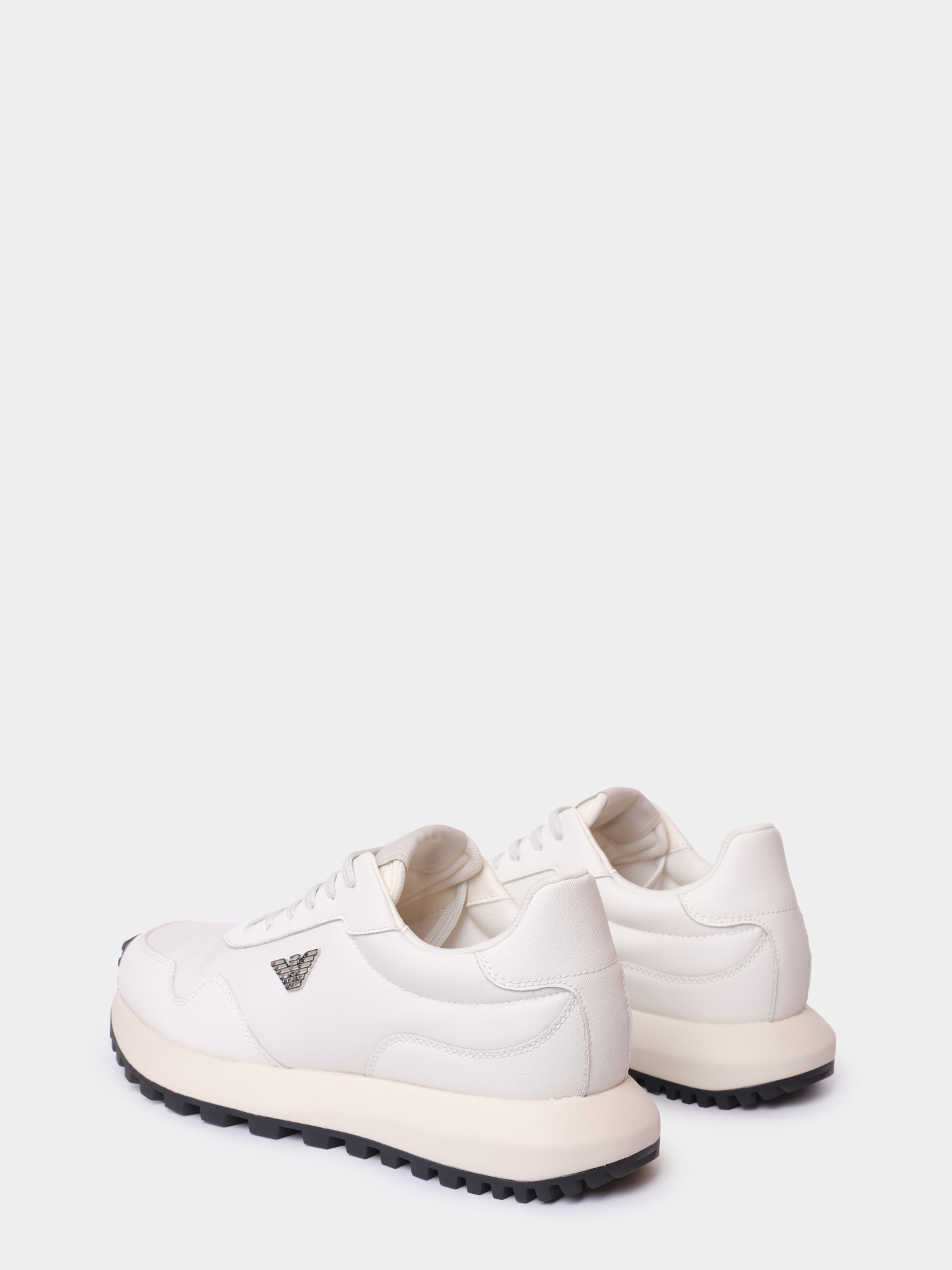 Кроссовки Emporio Armani EM003738 AF19532 M0107 белые мужские — купить в интернет-магазине Verdistore