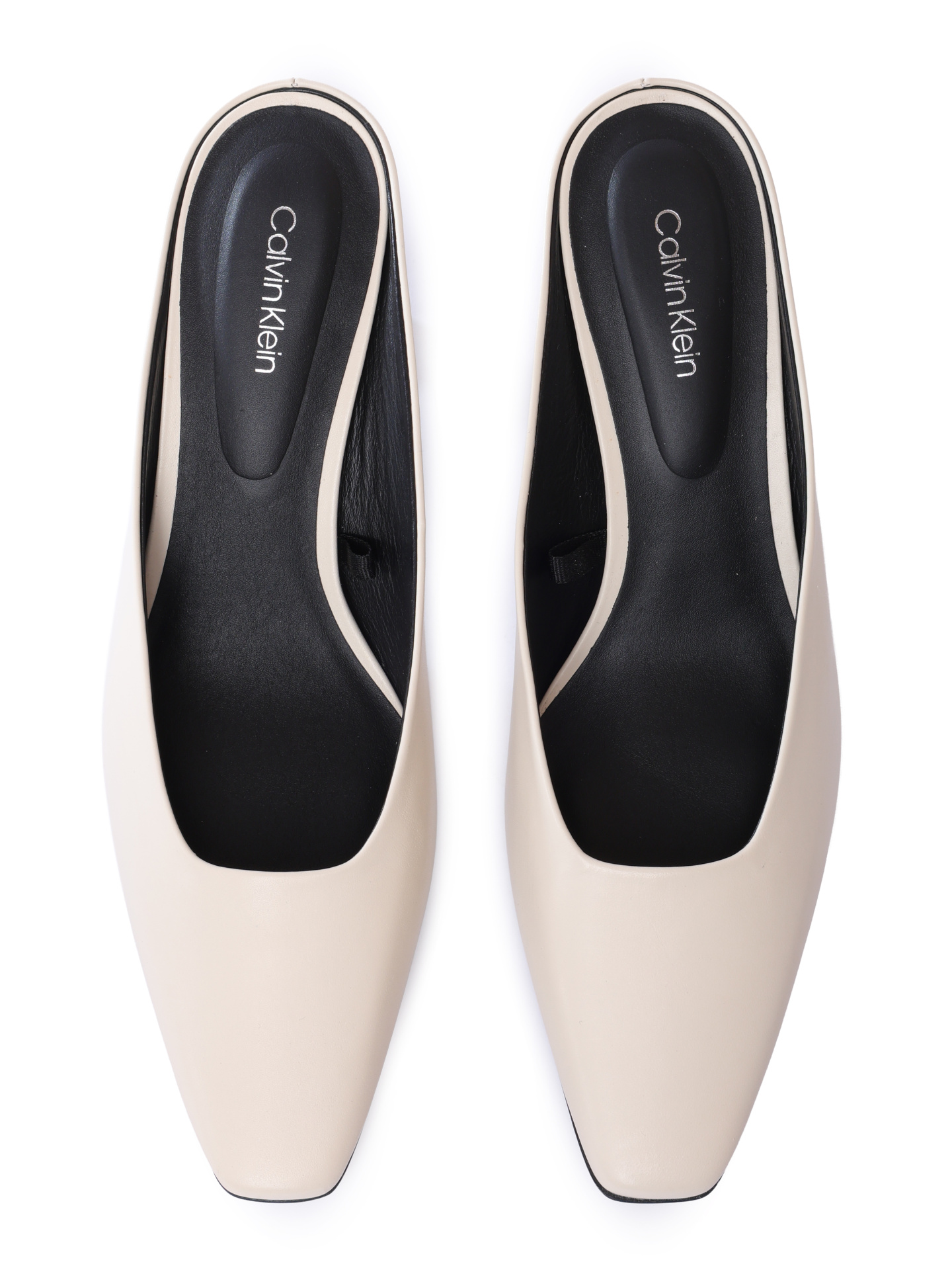 Мюли Calvin Klein HW0HW02332 кожаные женские — купить в интернет-магазине Verdistore