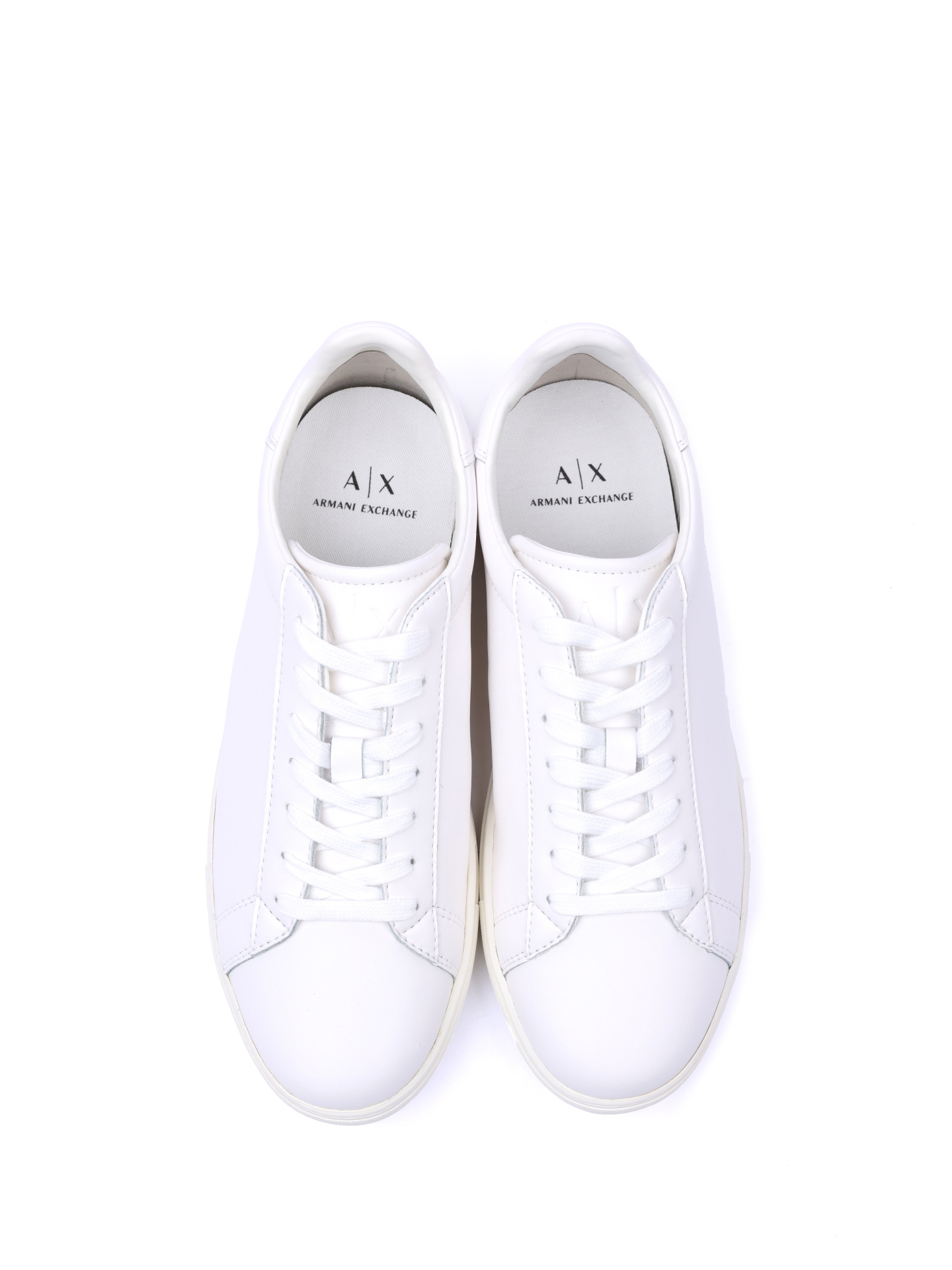 Кеды Armani Exchange XUX001 XV093 0001 белые мужские кожаные — купить в интернет-магазине Verdistore