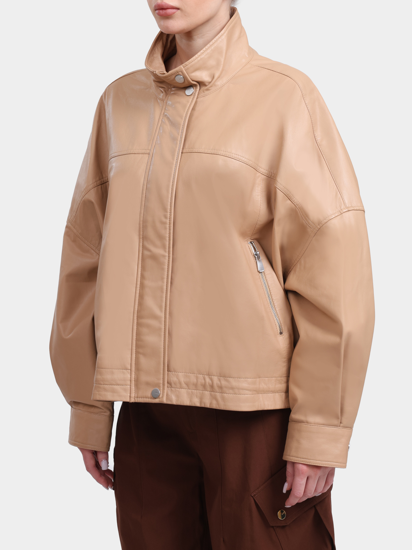 Куртка Pinko 106235 A31Y D41 бежевая женская — купить в интернет-магазине Verdistore