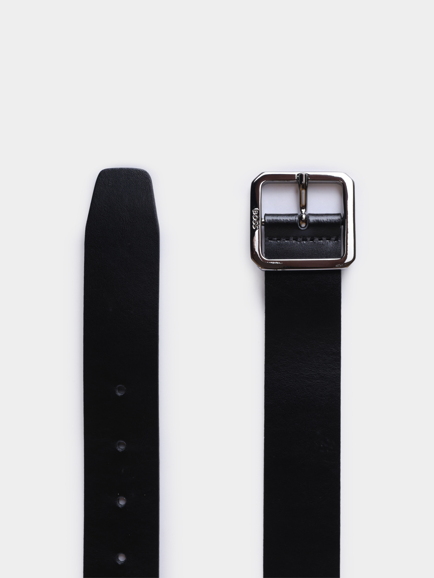 Ремень Boss 50537160 001 черный мужской из кожи — купить в интернет-магазине Verdistore