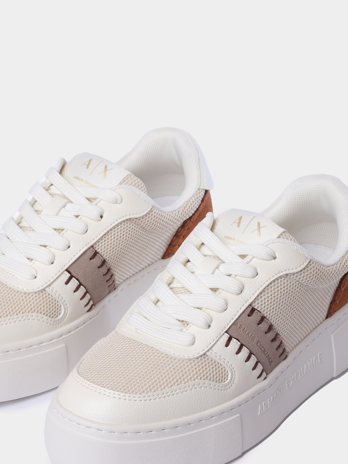 Кеды Armani Exchange XW002789 AF22827 MZ776 комбинированные женские — купить в интернет-магазине Verdistore