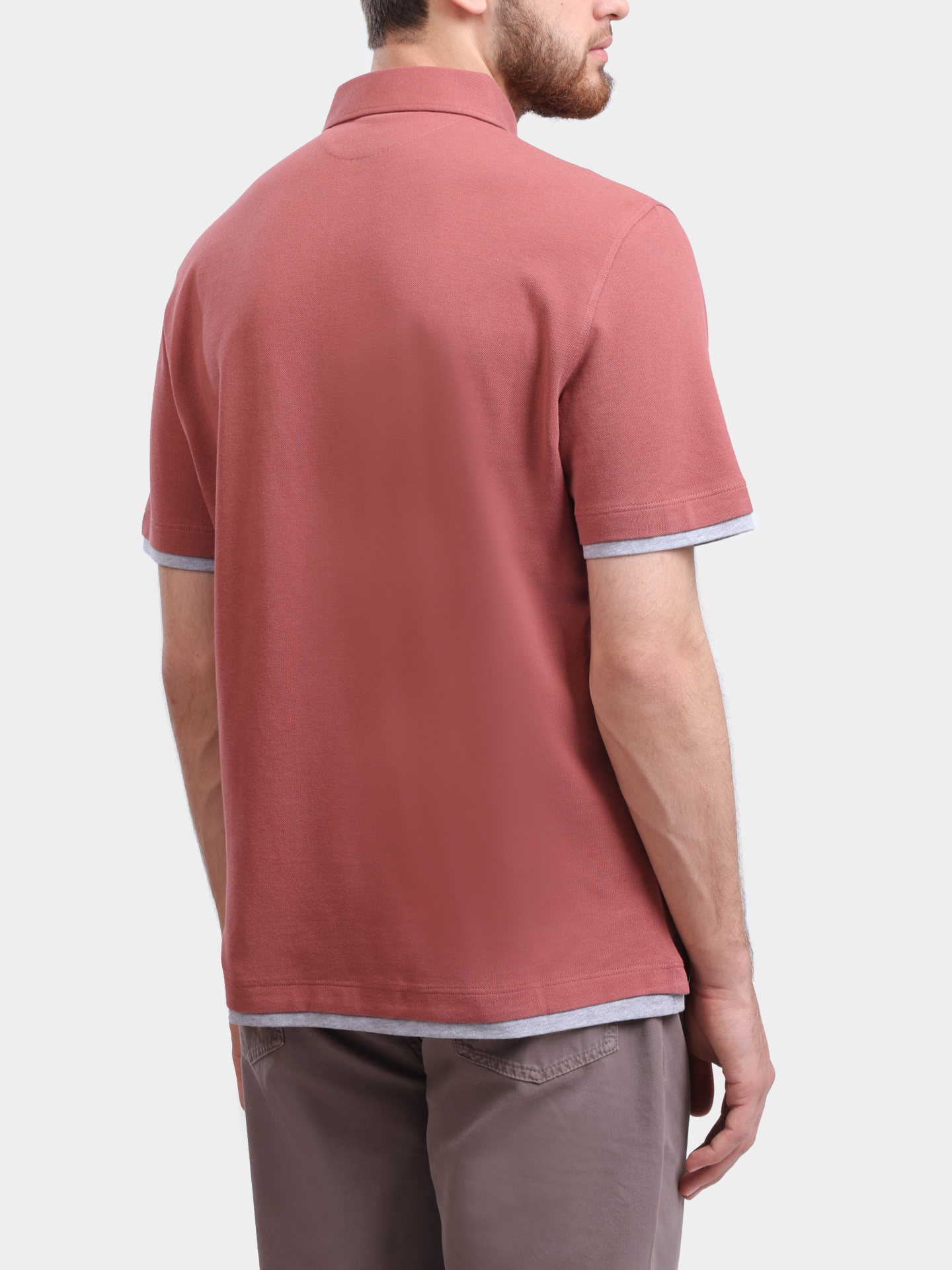 Поло Brunello Cucinelli ME8543966 CMZ07 хлопковое мужское — купить в интернет-магазине Verdistore