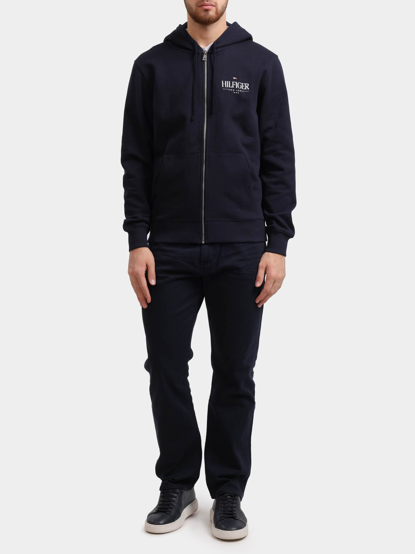 Мастерка Tommy Hilfiger MW0MW39375 мужская на молнии  — купить в интернет-магазине Verdistore