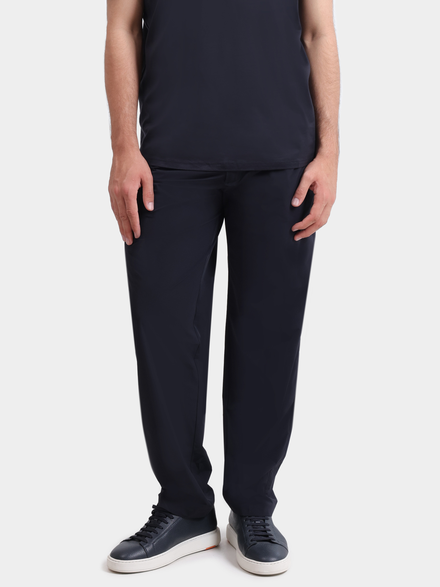 Брюки Emporio Armani EM005440 AF13772 UB118 темно-синие мужские — купить в интернет-магазине Verdistore