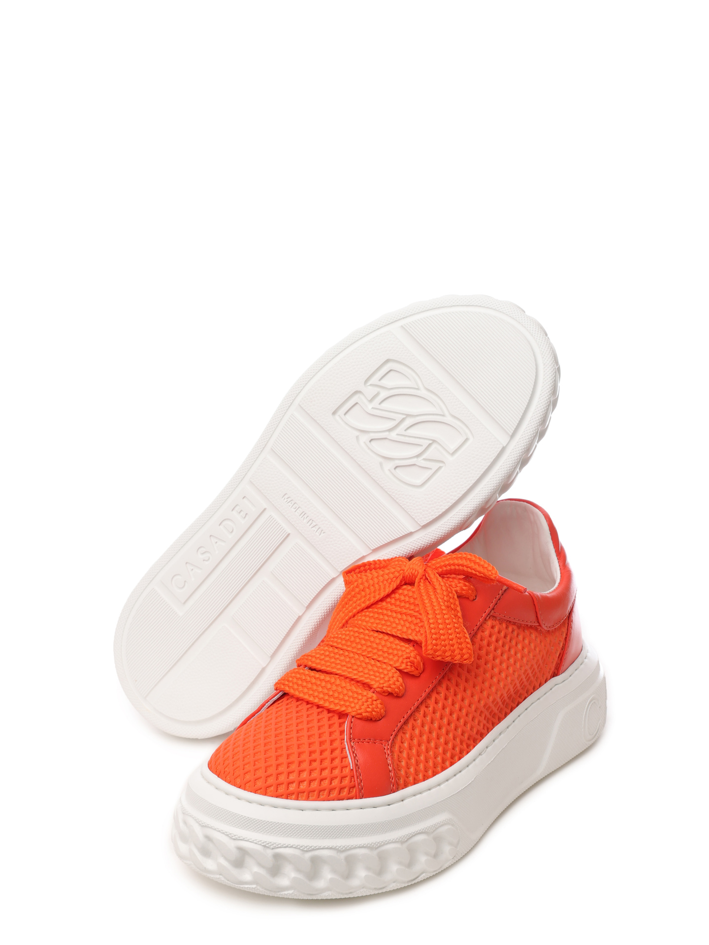 Кеды Casadei 2X011X0201C23382304 оранжевые женские — купить в интернет-магазине Verdistore