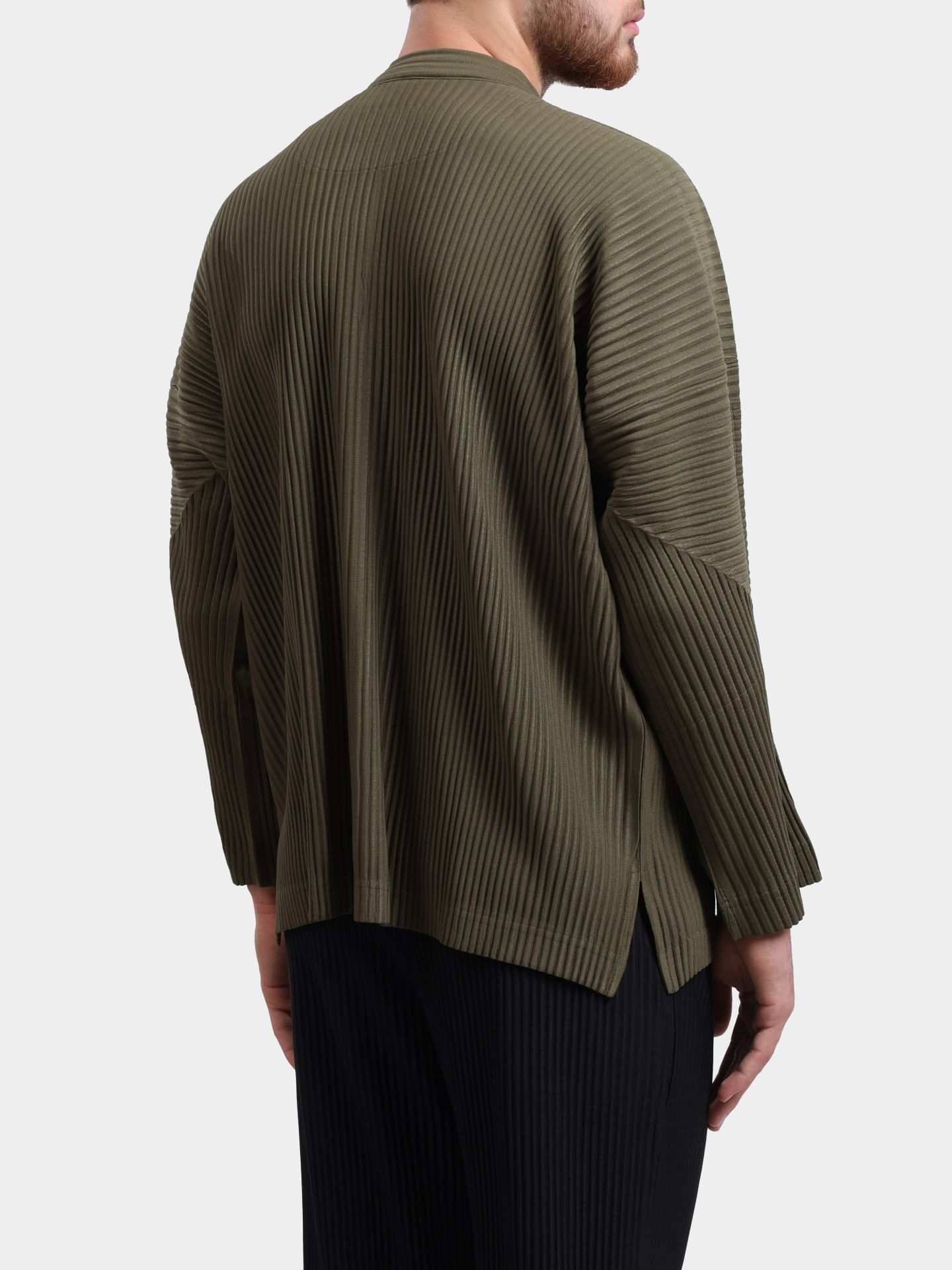 Рубашка Sphynx pleats 6432-3 зеленая мужская плиссированная  — купить в интернет-магазине Verdistore