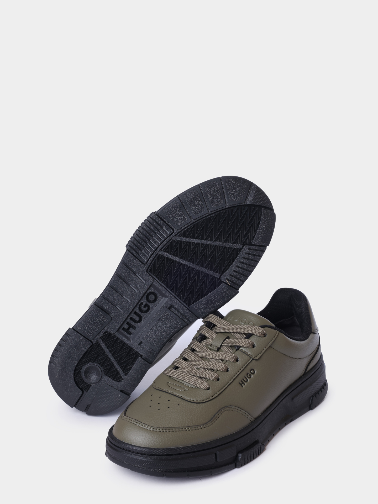 Кеды Hugo Yarrow_tenn_grpu 10274185 01 50548507 301 хаки мужские  — купить в интернет-магазине Verdistore