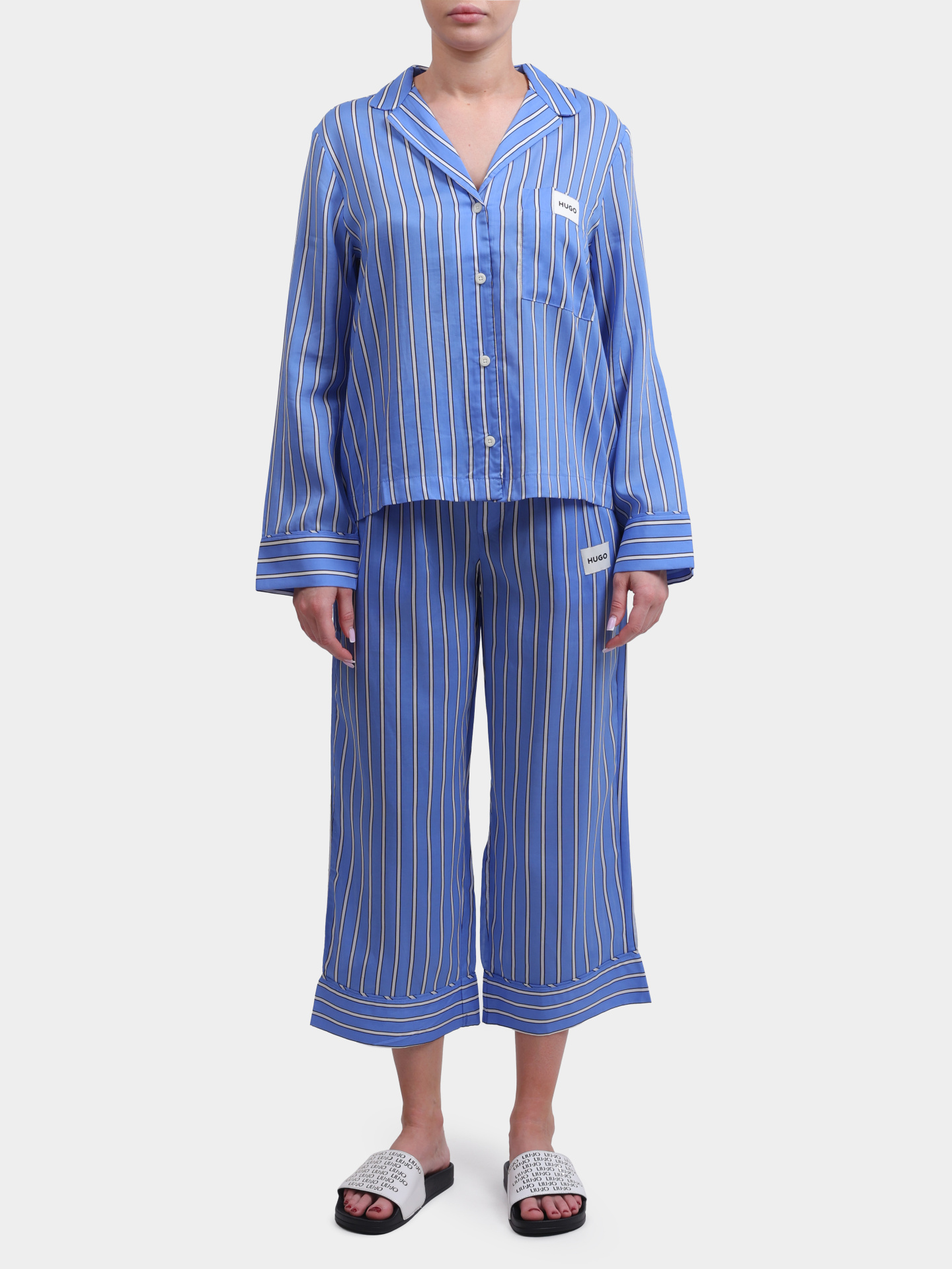 Брюки пижамные KLEO_PANTS 10272490 01 50544156 55 голубые женские — купить в интернет-магазине Verdistore