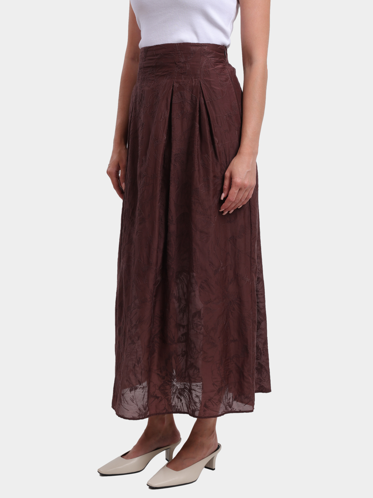 Юбка MARELLA PRIX 005 коричневая женская — купить в интернет-магазине Verdistore