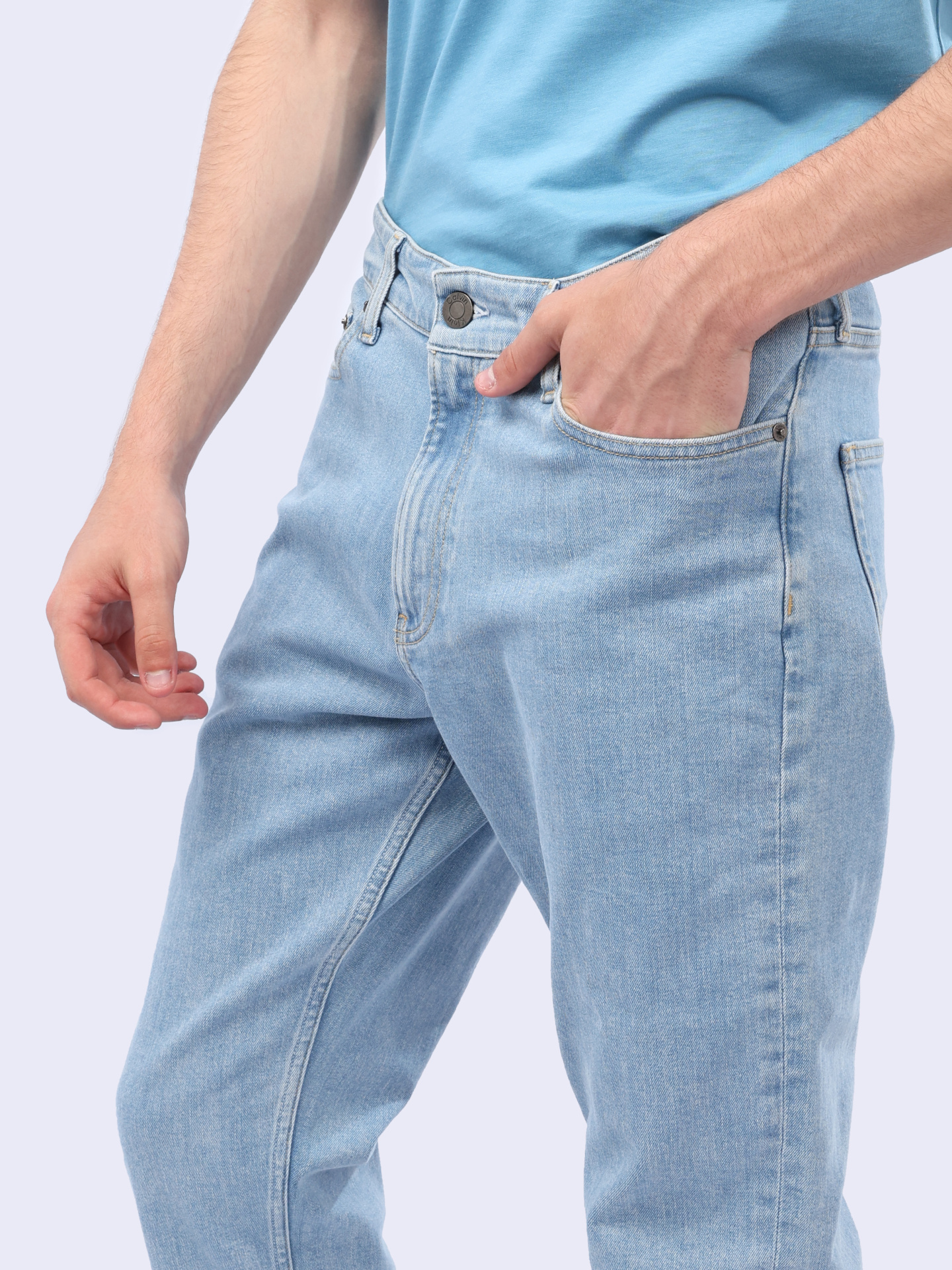 Джинсы Calvin Klein K10K11286332 1AA голубые мужские — купить в интернет-магазине Verdistore