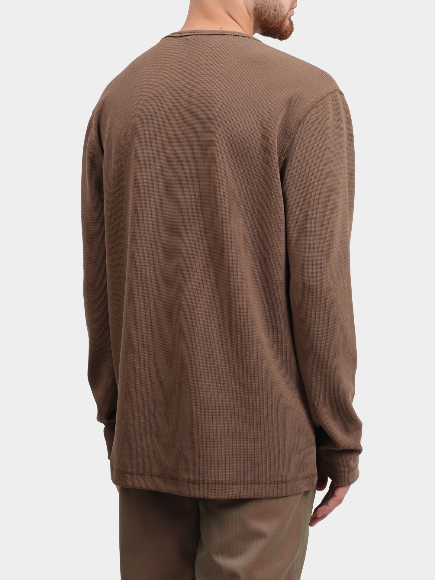Лонгслив Boss 50520725 243 коричневый мужской — купить в интернет-магазине Verdistore