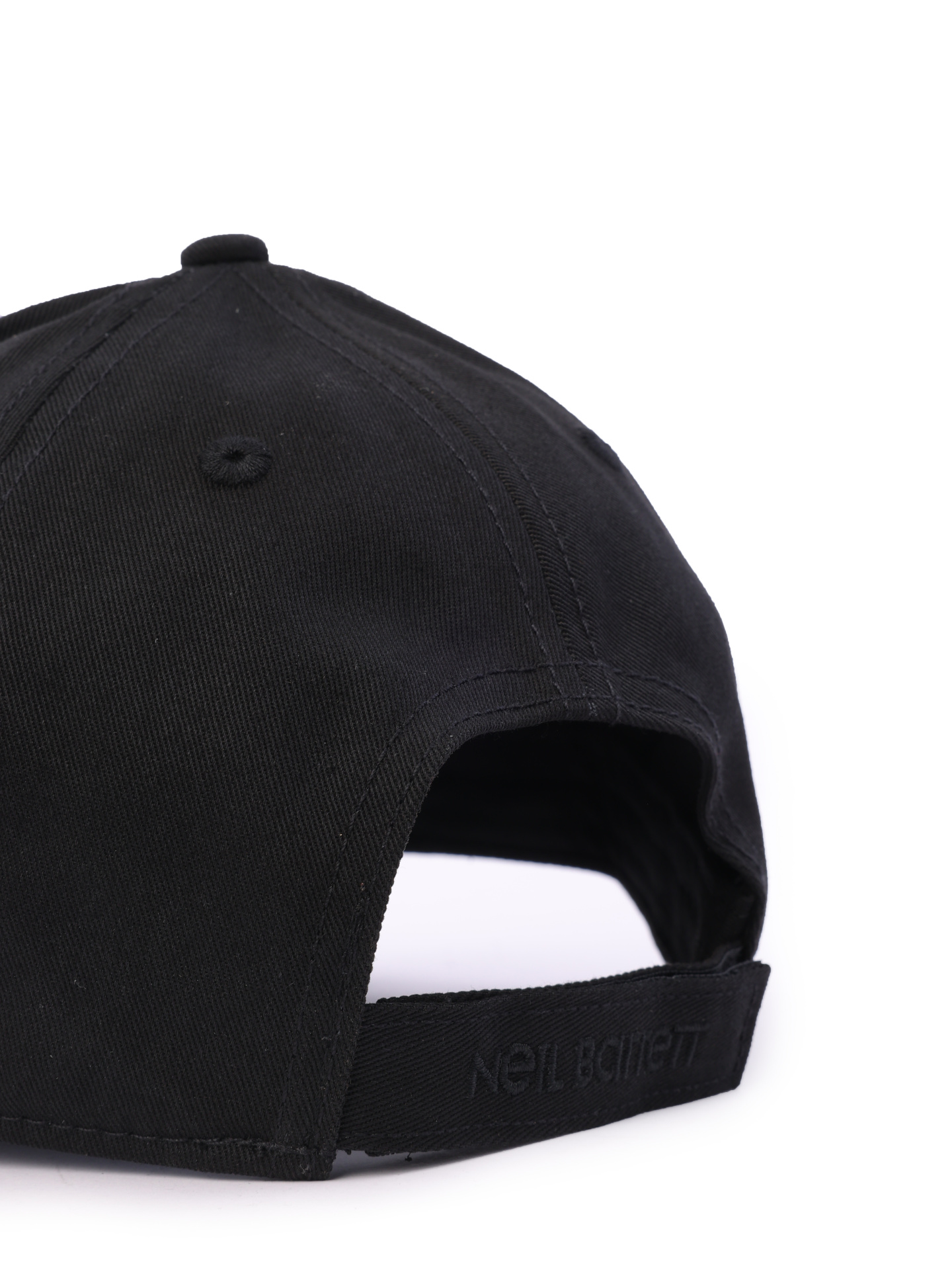 Бейсболка хлопковая черная с металлическим логотипом  — купить в интернет-магазине Verdistore