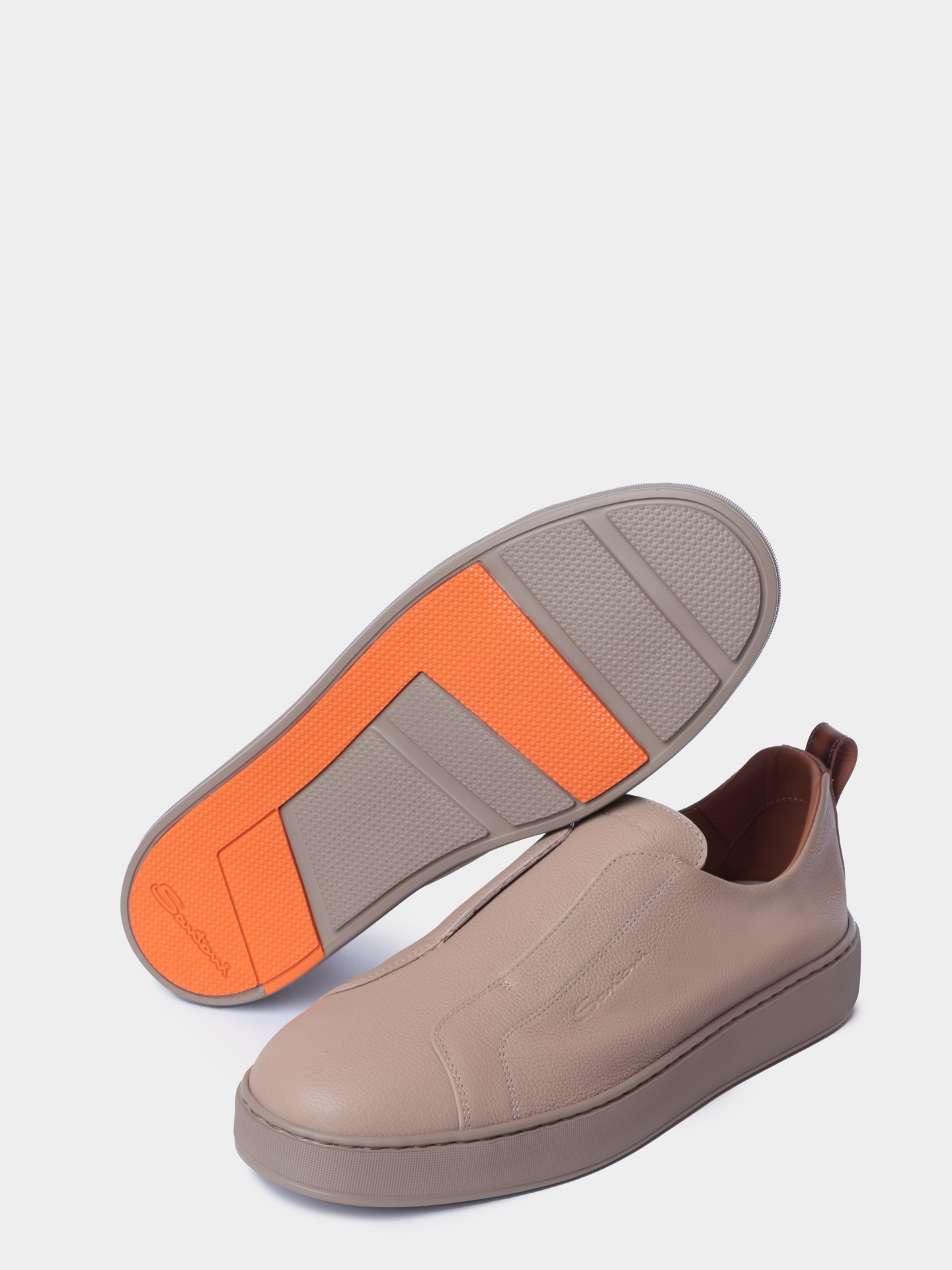 Кеды Santoni MBCG21995TARTLLDE68 кожаные мужские — купить в интернет-магазине Verdistore
