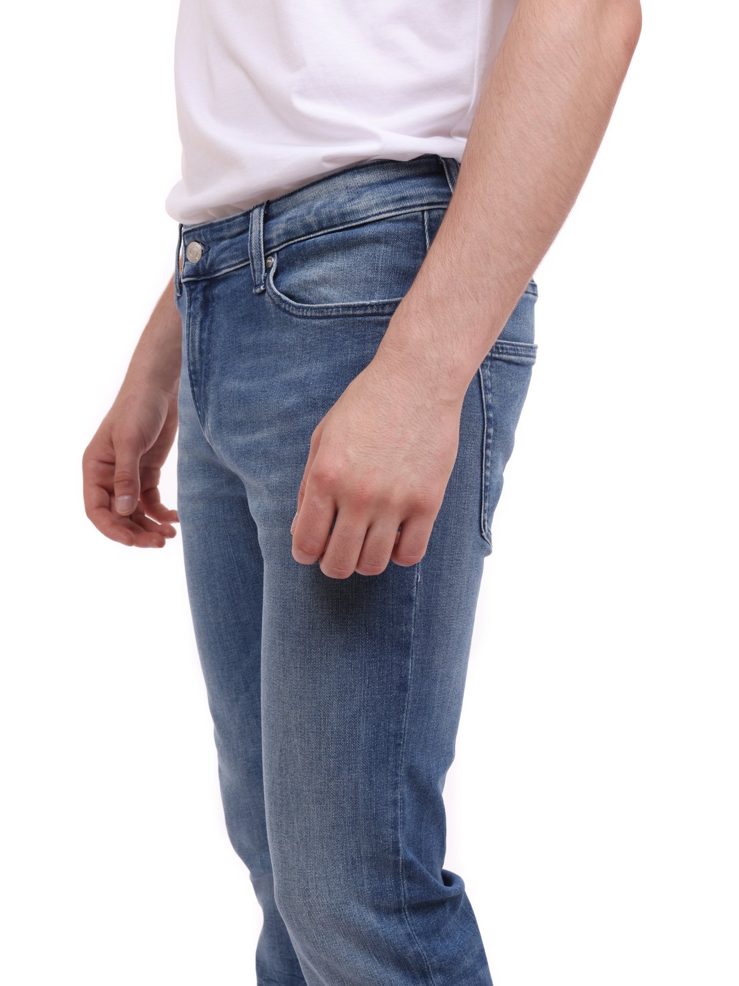 Джинсы Calvin Klein K10K1065601A4 голубые мужские — купить в интернет-магазине Verdistore