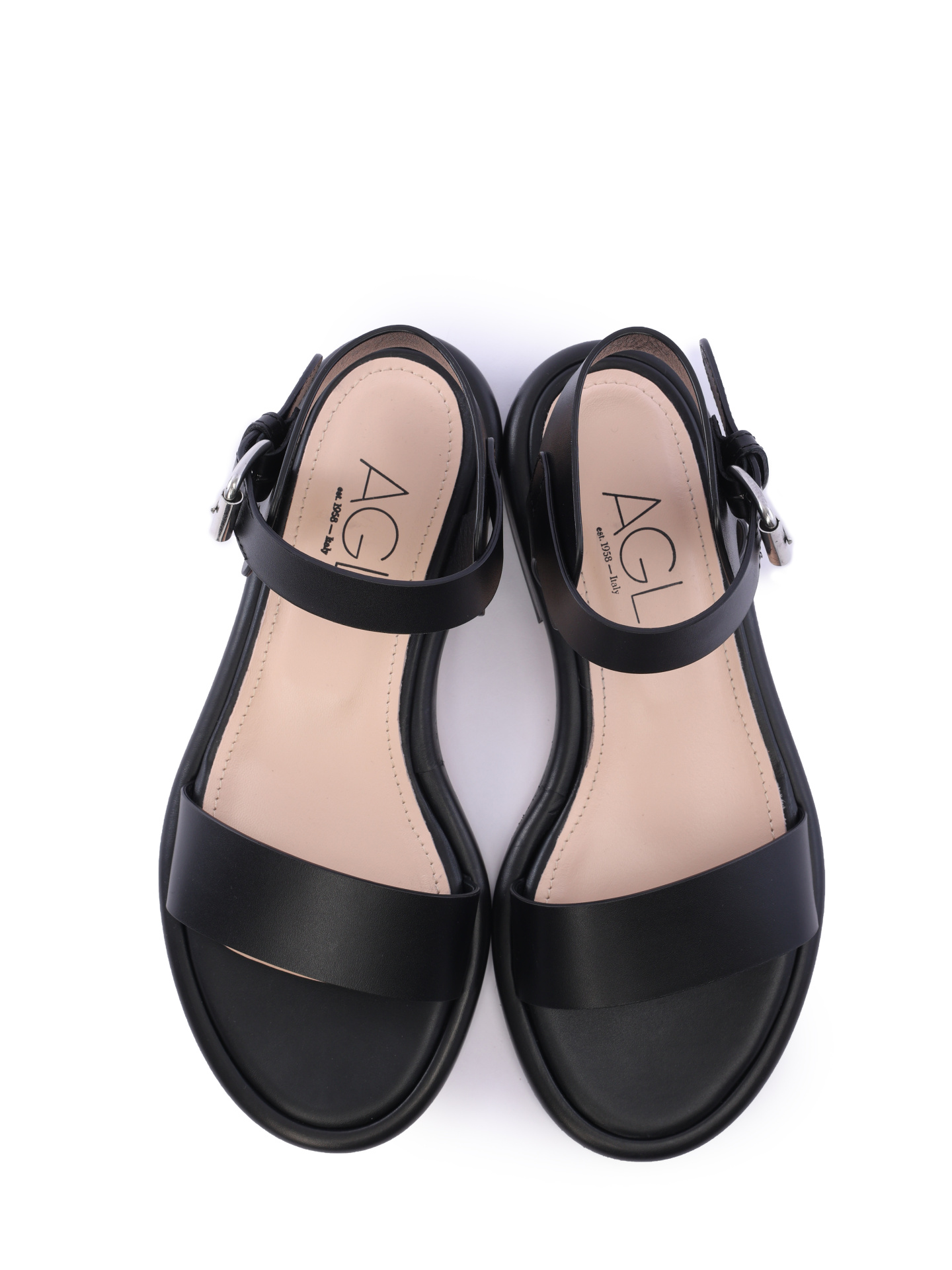 Сандалии AGL D629009PDWALDI 0000 черные женские — купить в интернет-магазине Verdistore